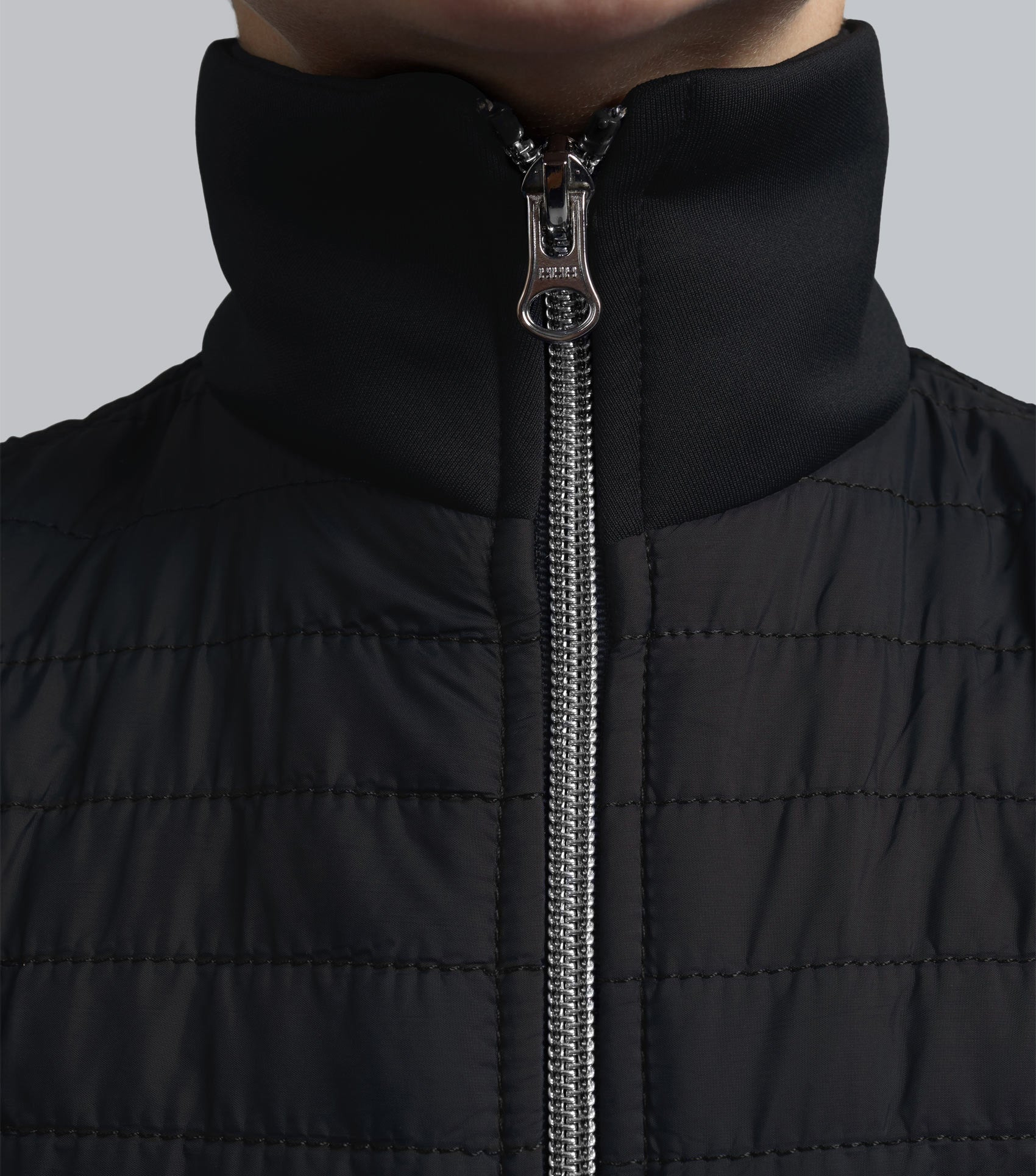 Mini Elena Girl's Hybrid Riding Jacket Black - Image 4
