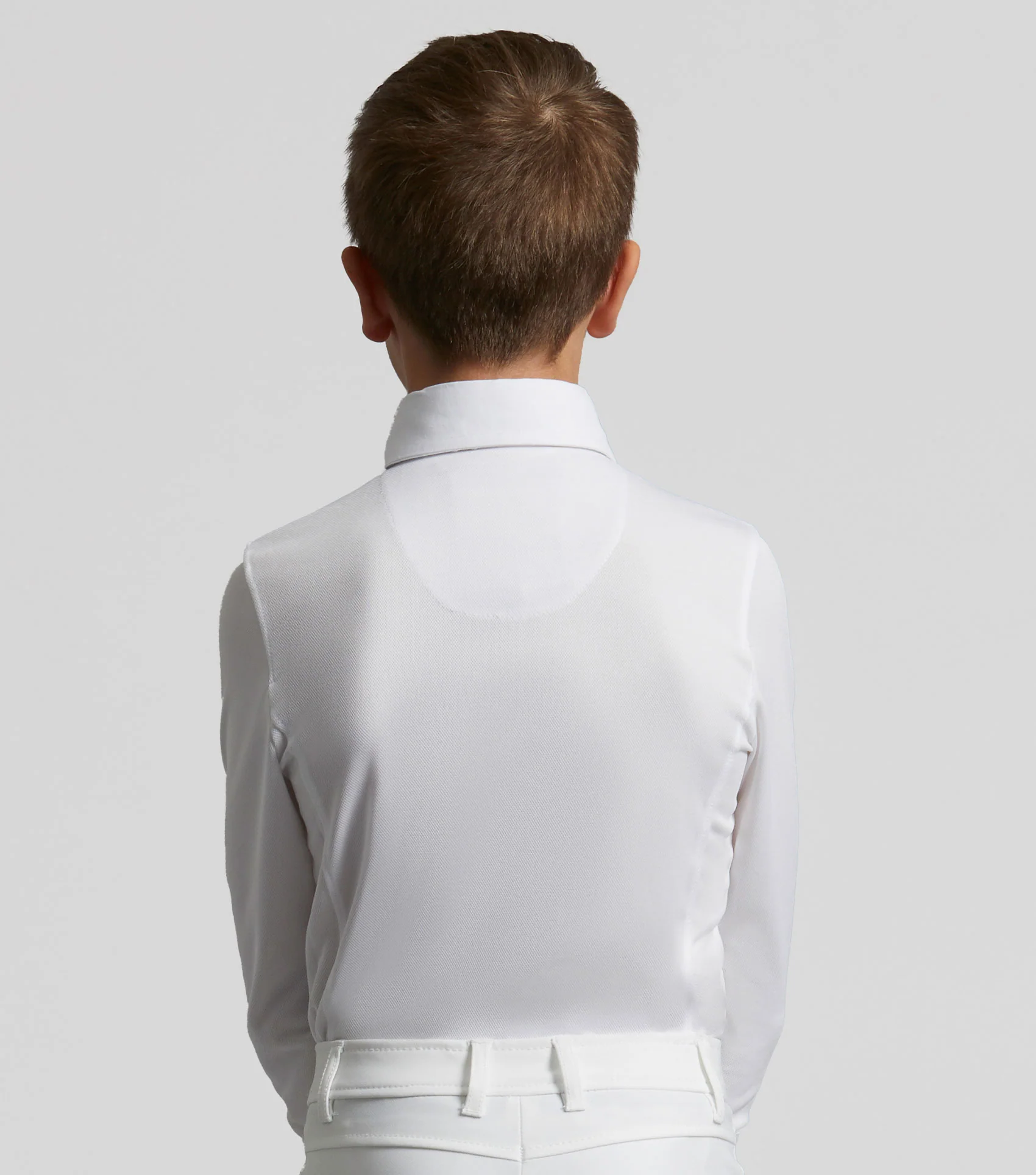 Mini Giulio Boy's Long Sleeve Show Shirt White - Image 3
