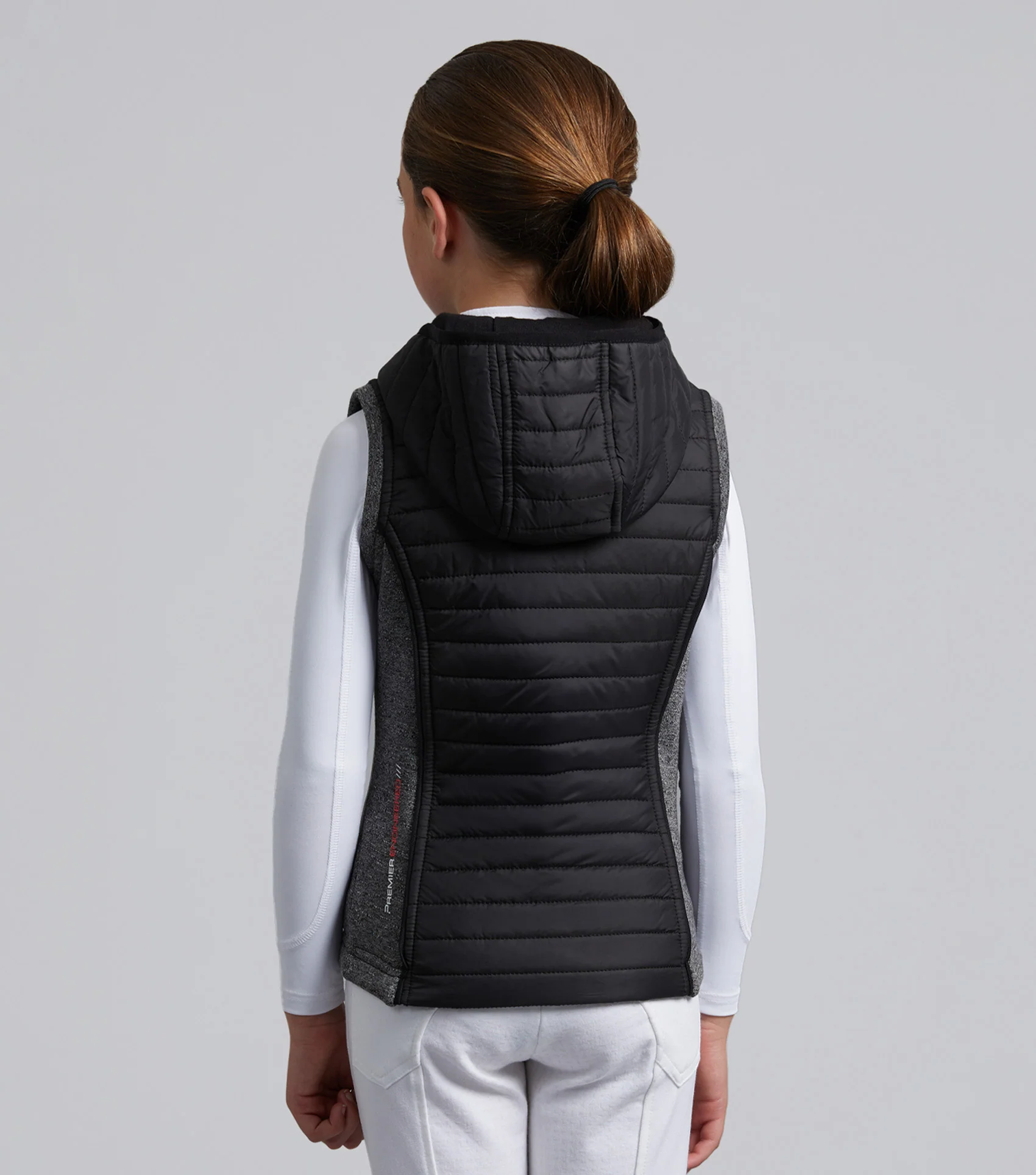 Mini Lamera Girl's Hybrid Riding Gilet Black - Image 3