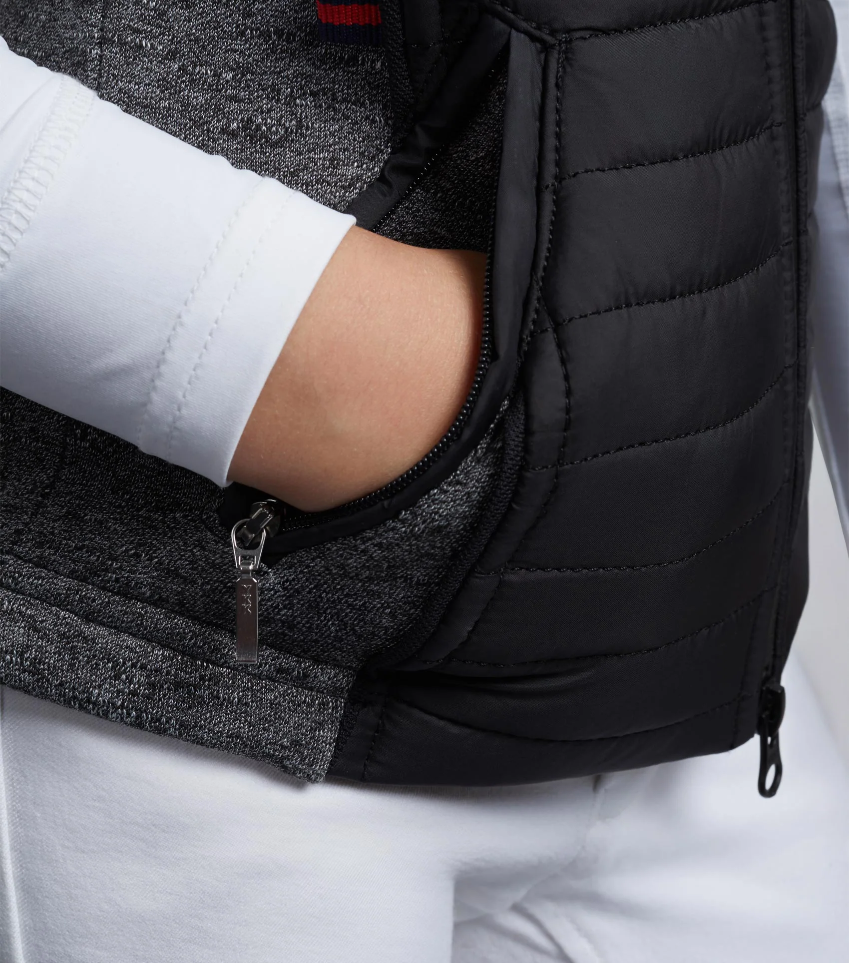 Mini Lamera Girl's Hybrid Riding Gilet Black - Image 5