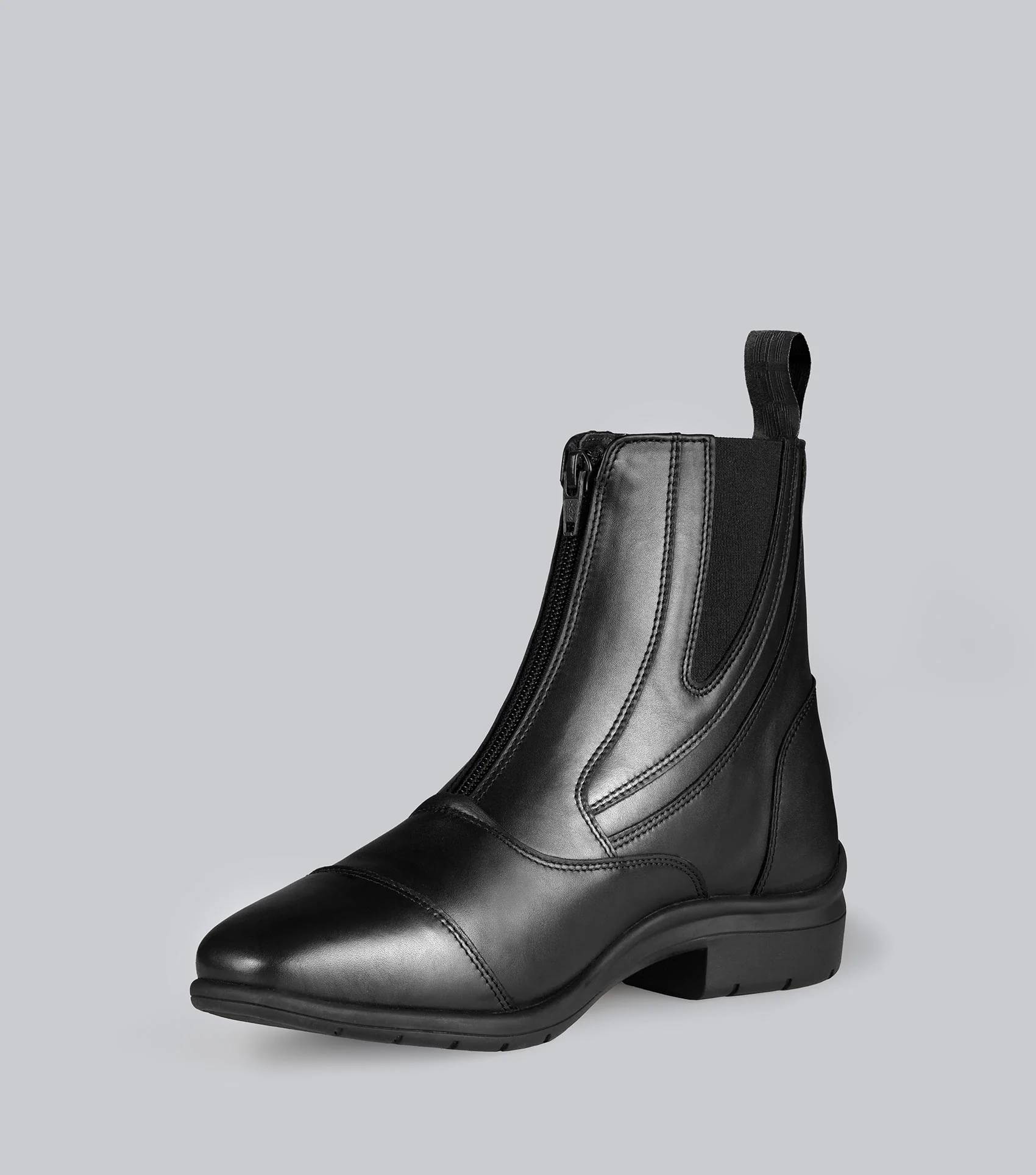 Mirano Leather Paddock Boots Black - Image 3