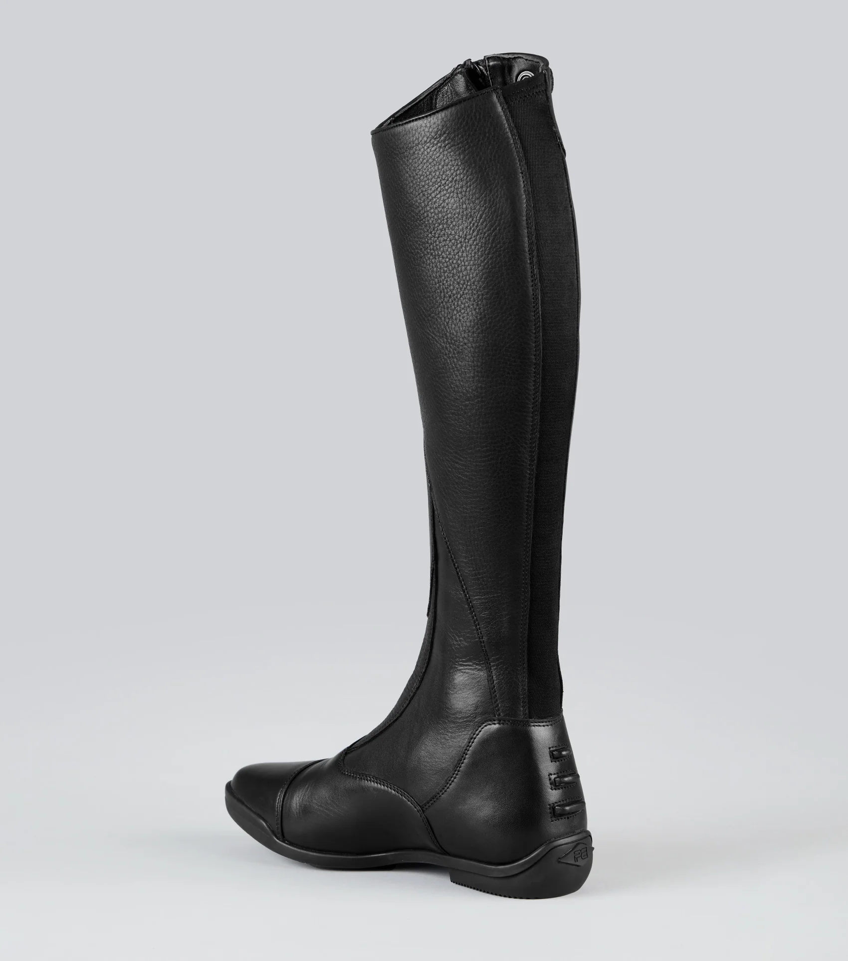 Modus Womens Leather Dress Tall Riding Boots Black - Image 2