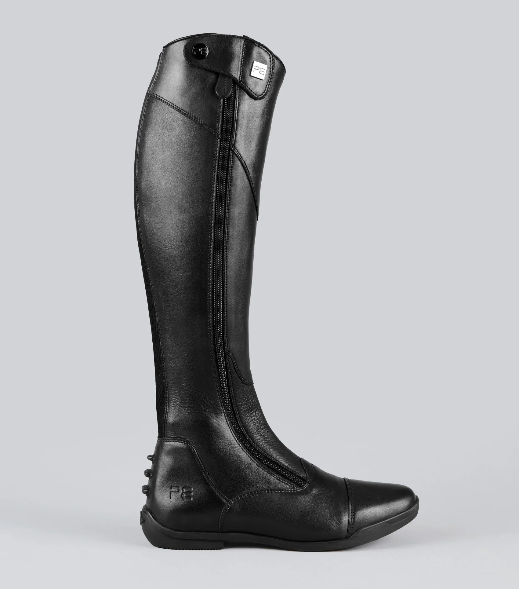 Modus Womens Leather Dress Tall Riding Boots Black - Image 4