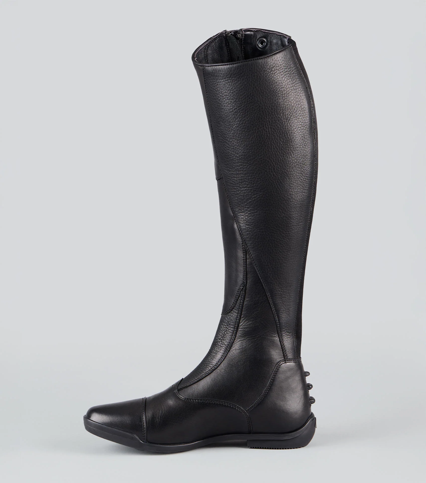 Modus Womens Leather Dress Tall Riding Boots Black - Image 5