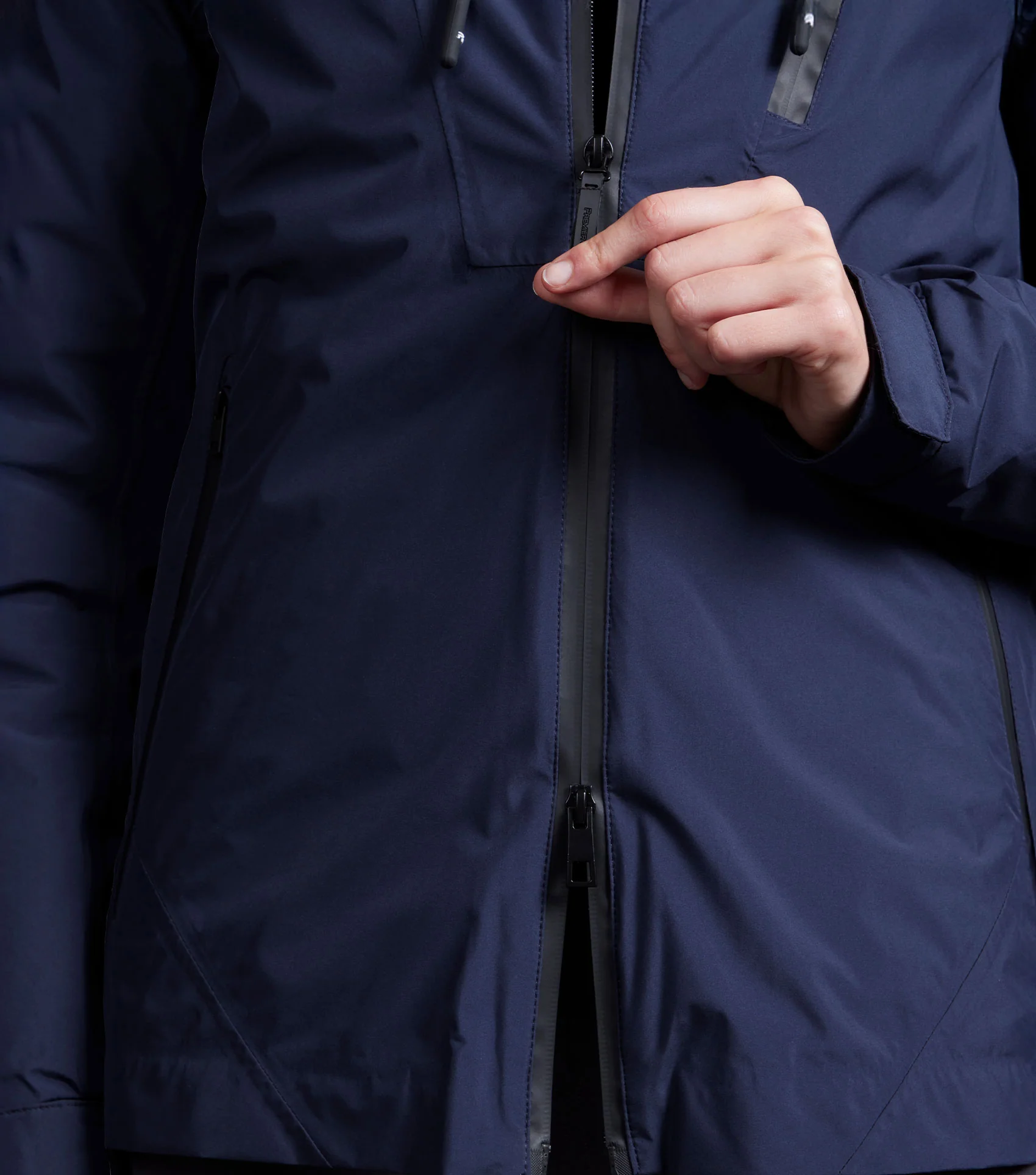 SALE - Motet Ladies Waterproof Jacket French Navy - Image 3