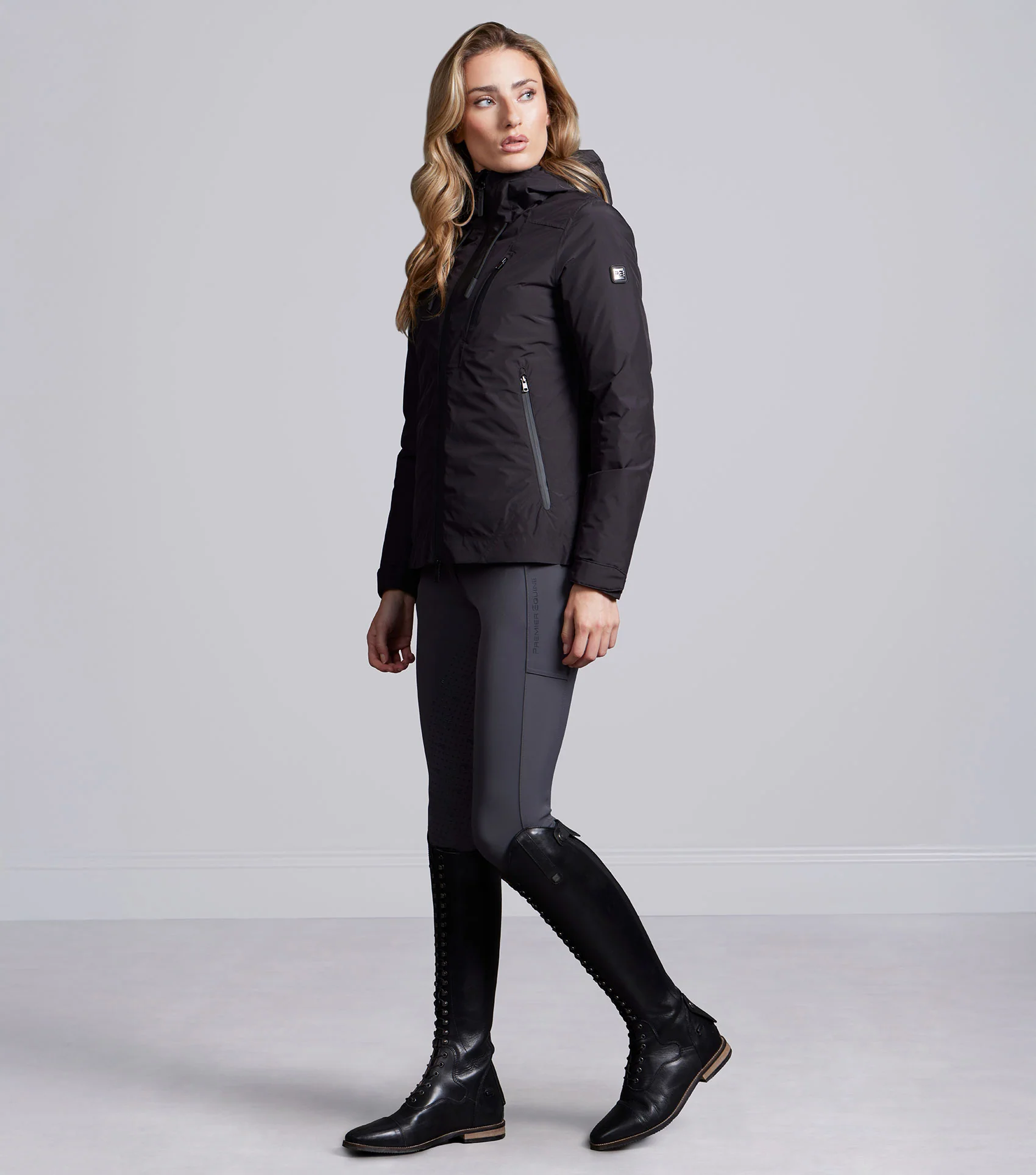 SALE - Motet Ladies Waterproof Jacket Graphite Black - Image 6