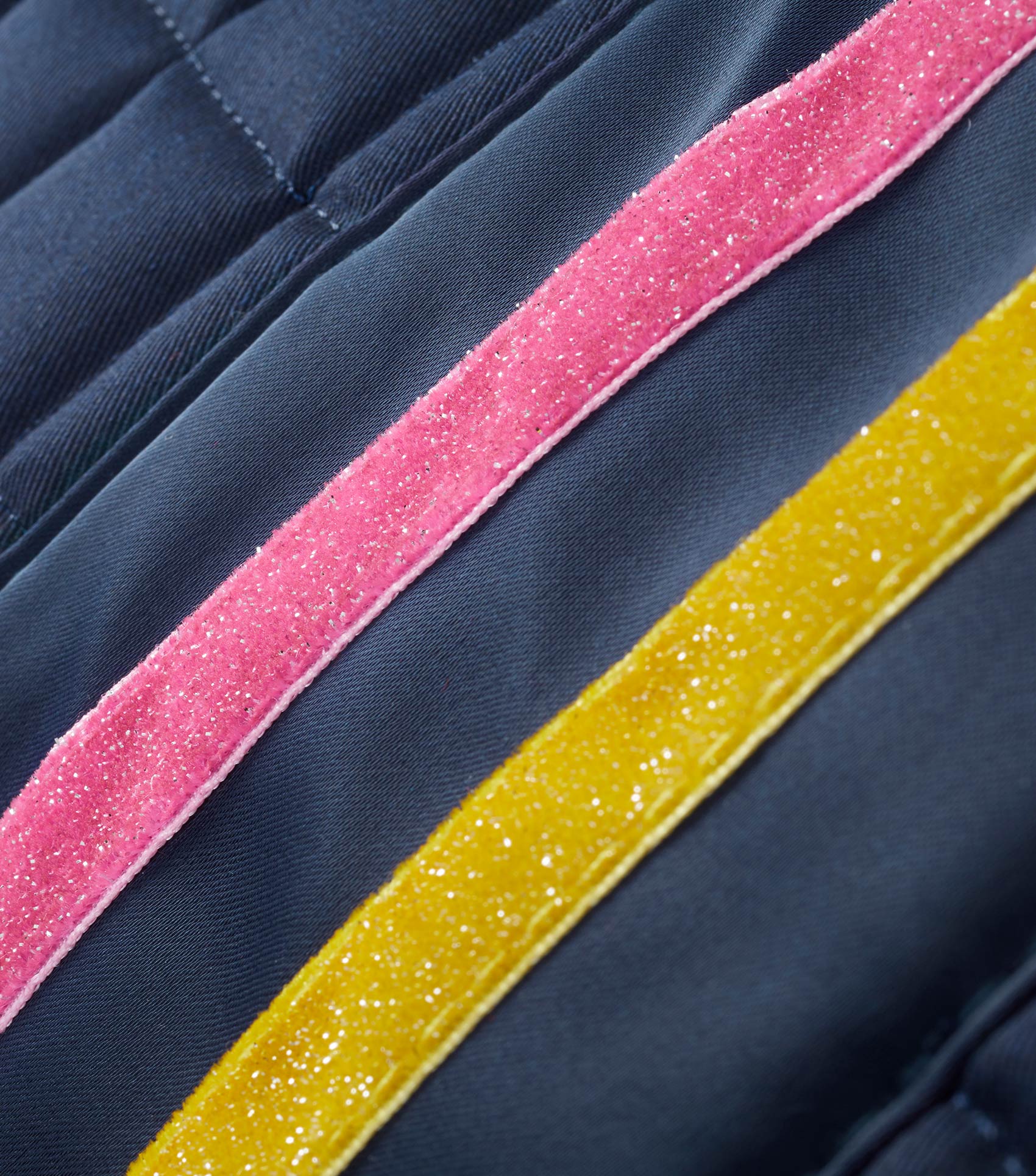 My Pony Jack Cotton GP/Jump Glitter Saddle Pad Navy - Image 3