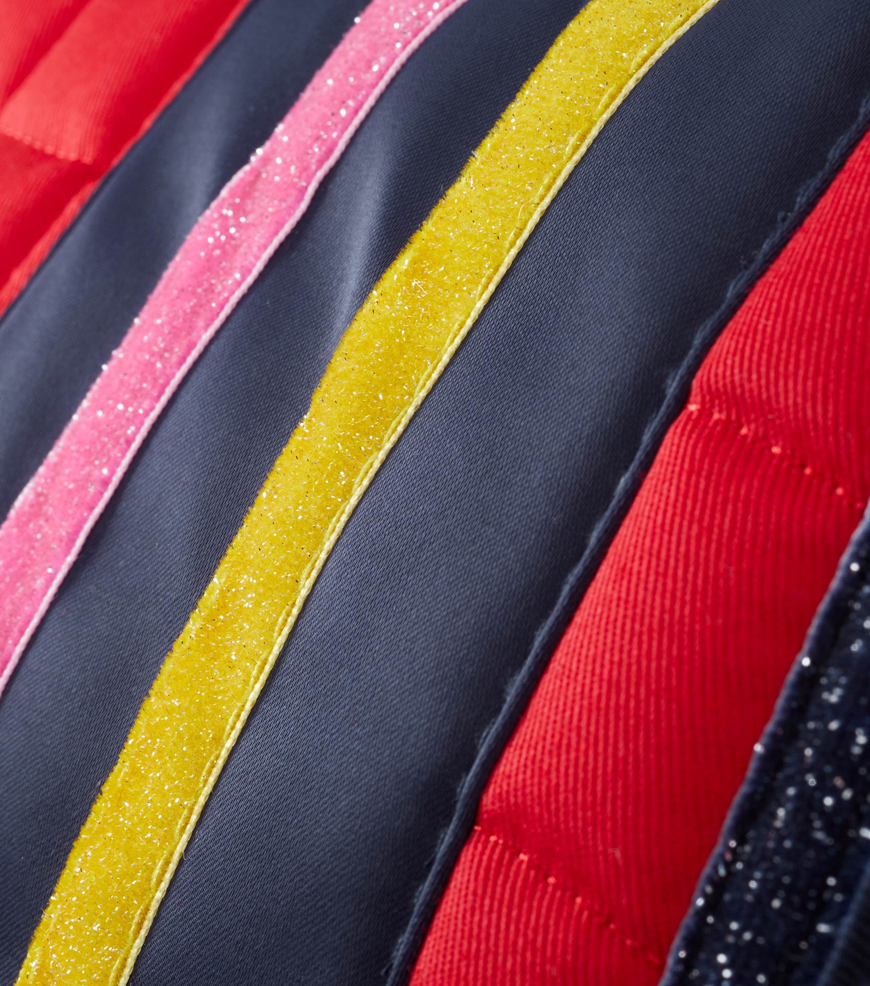 My Pony Jack Cotton GP/Jump Glitter Saddle Pad Red - Image 3