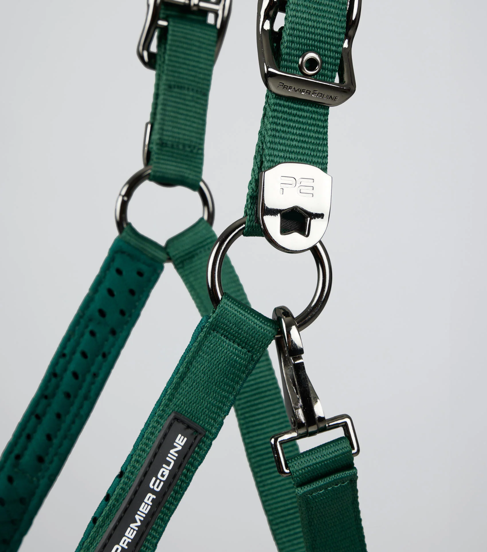 Necto 3D Mesh Head Collar with Lead Rope Green - Image 3