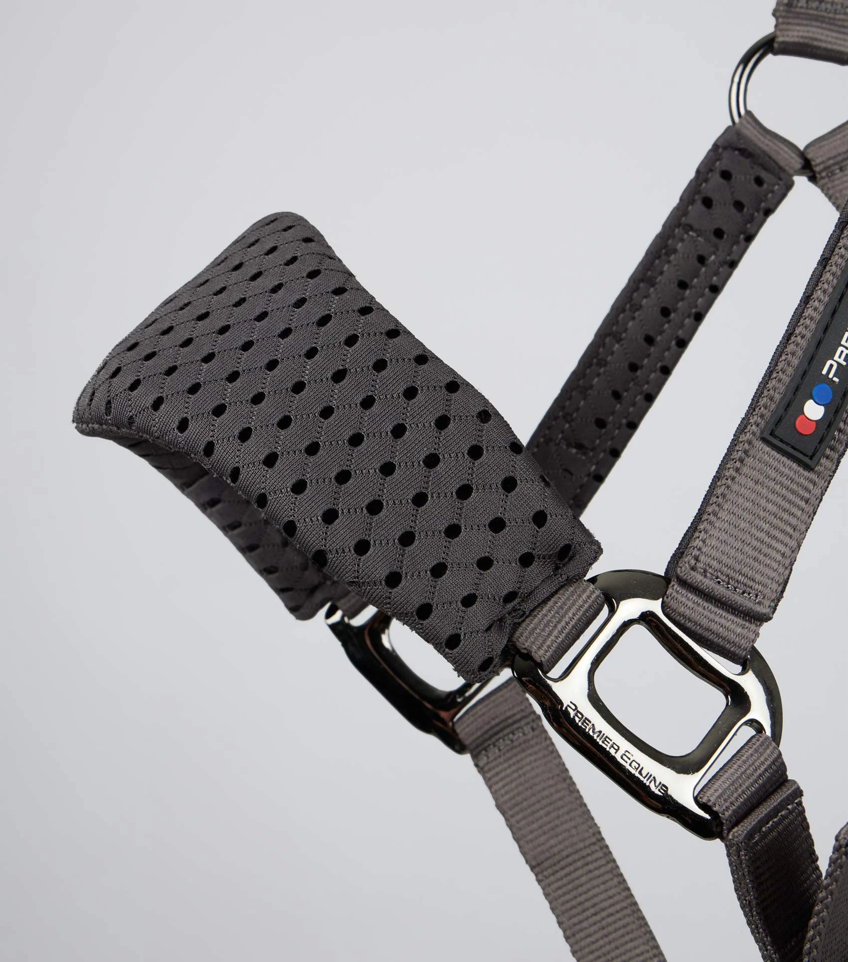 Necto 3D Mesh Head Collar with Lead Rope Grey - Image 4
