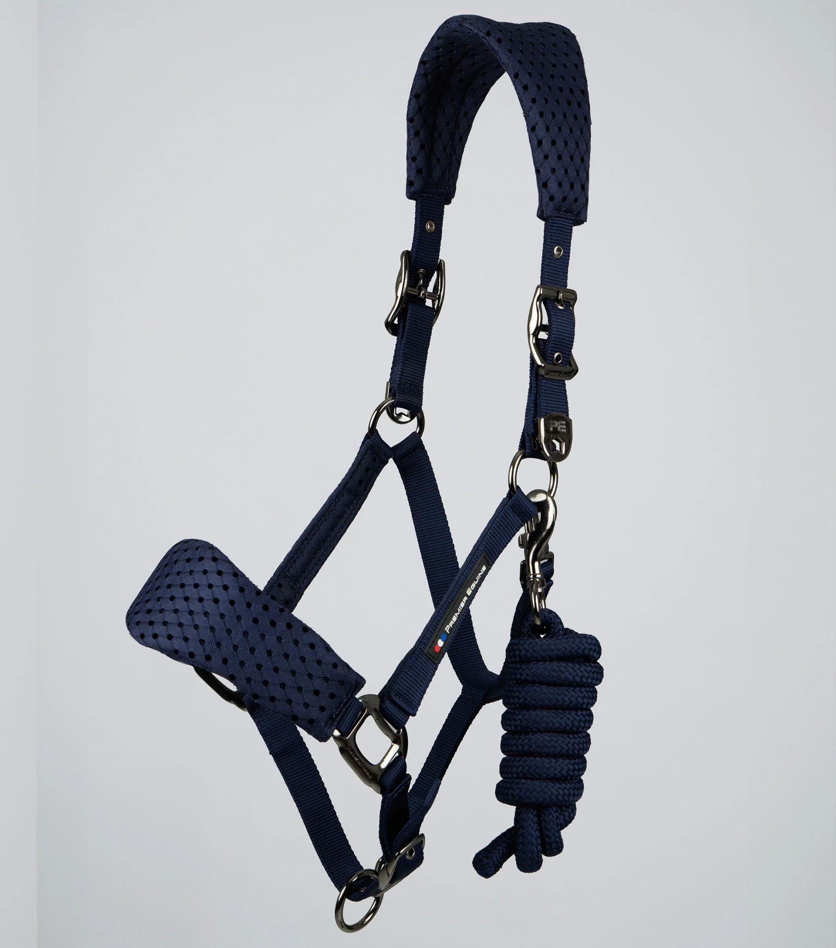 Necto 3D Mesh Head Collar with Lead Rope Navy - Image 2