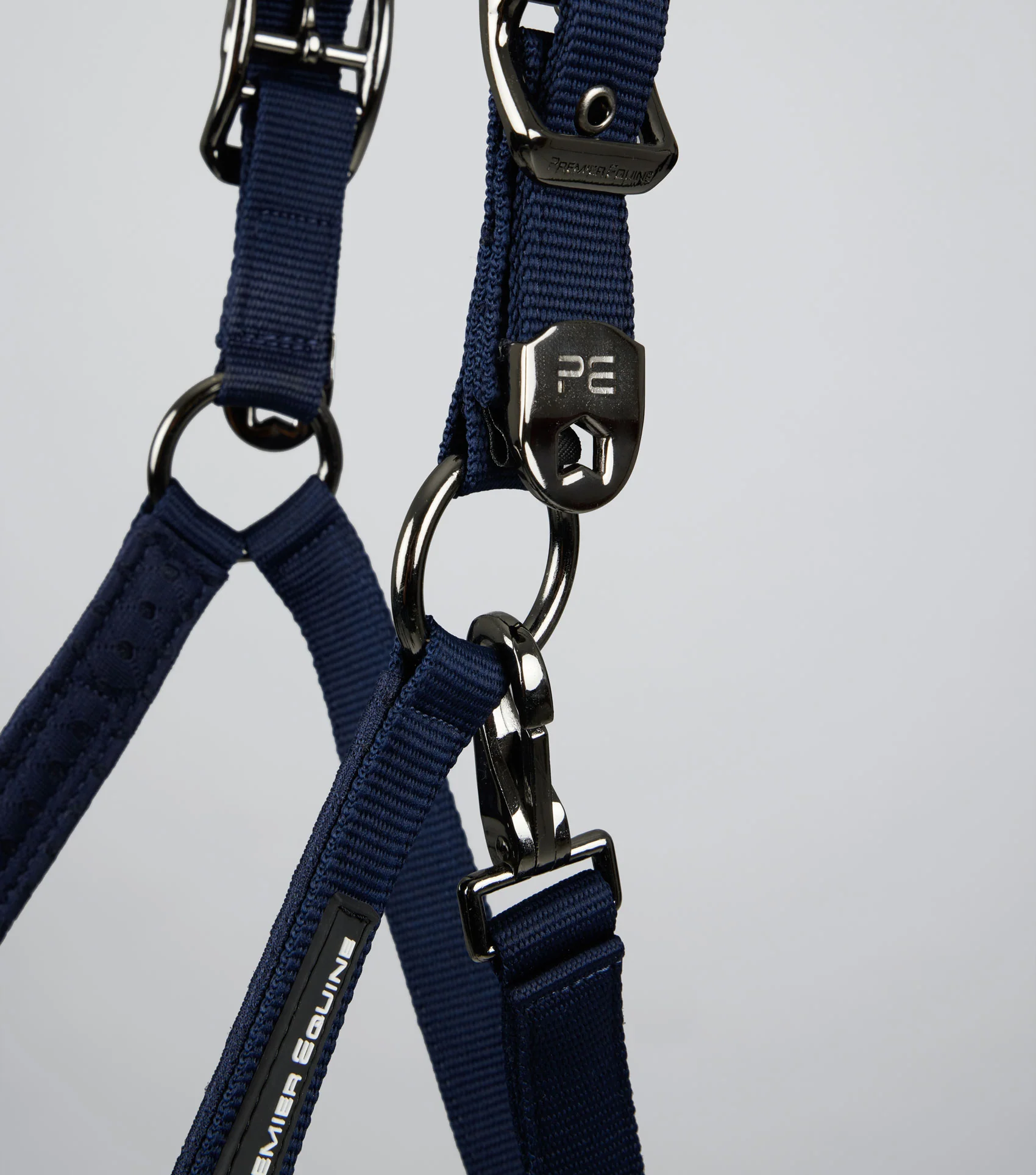 Necto 3D Mesh Head Collar with Lead Rope Navy - Image 3
