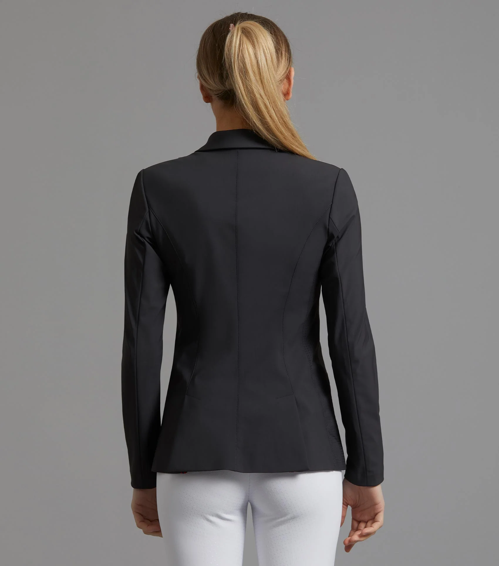 Nera Ladies Competition Jacket Grey - Image 3