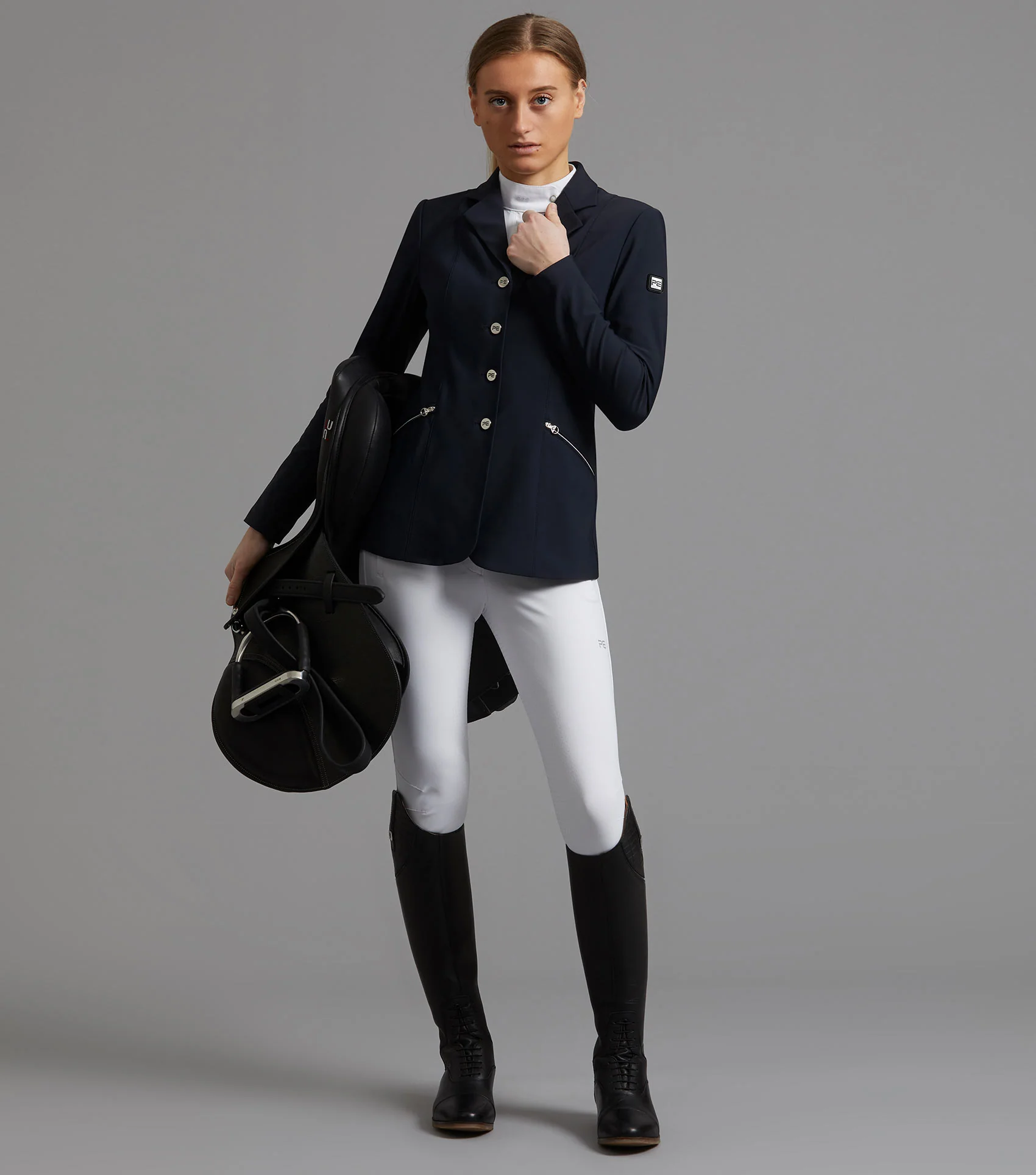 Nera Ladies Competition Jacket Navy - Image 6