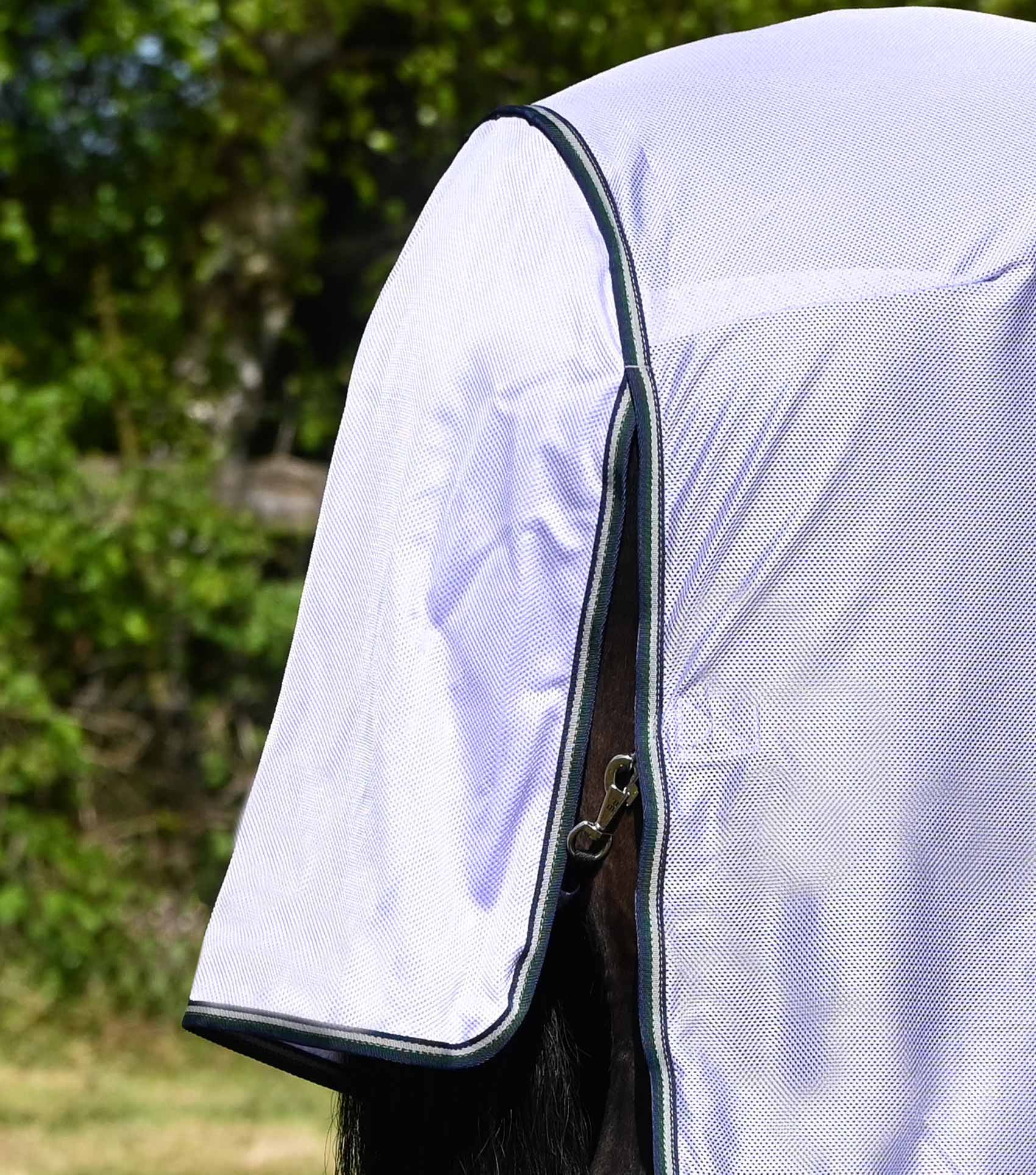 NQP - Bug Buster Fly Rug with Detachable Neck and Belly Flap Lavender - Image 5