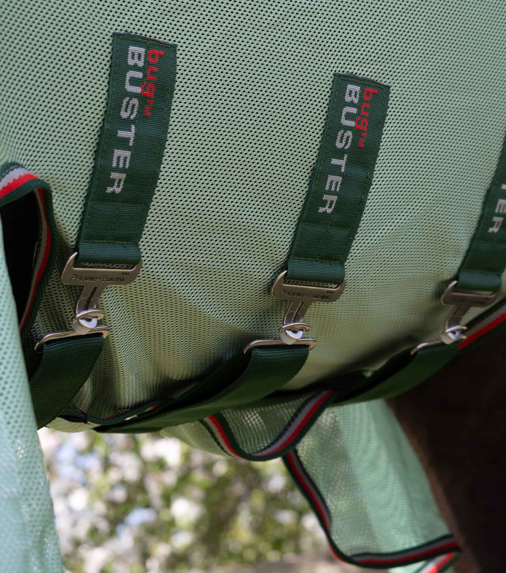 NQP Bug Buster Fly Rug with Detachable Neck and Belly Flap Mint Green - Image 4