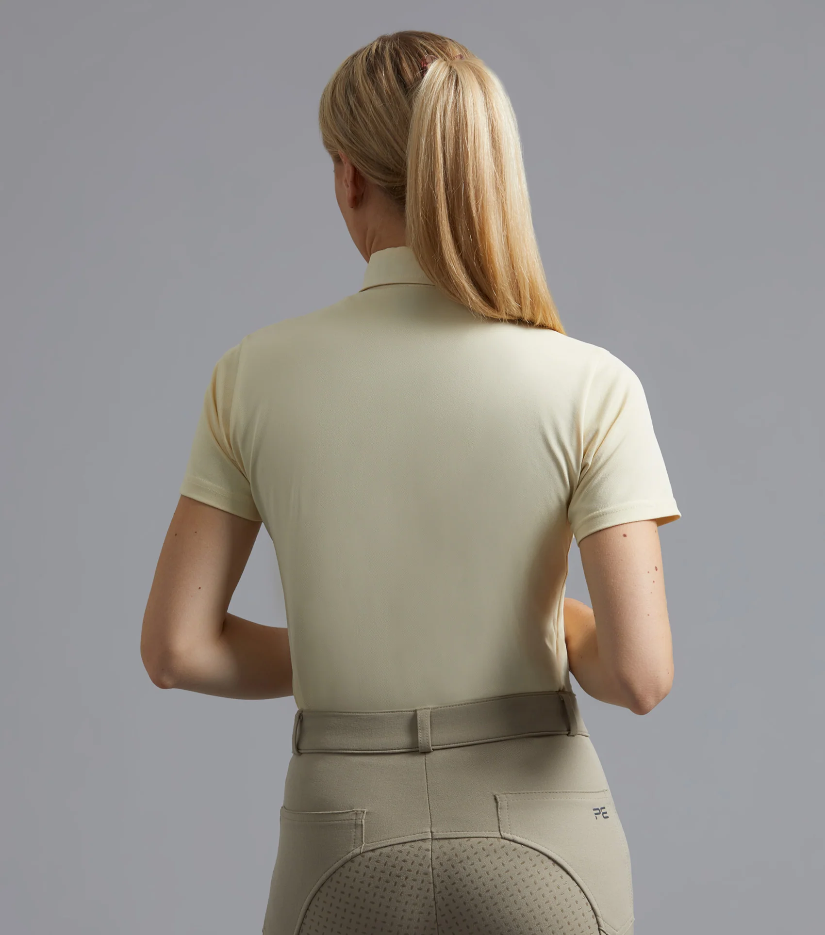 NQP Luciana Ladies Short Sleeve Tie Shirt Vanilla - Image 3