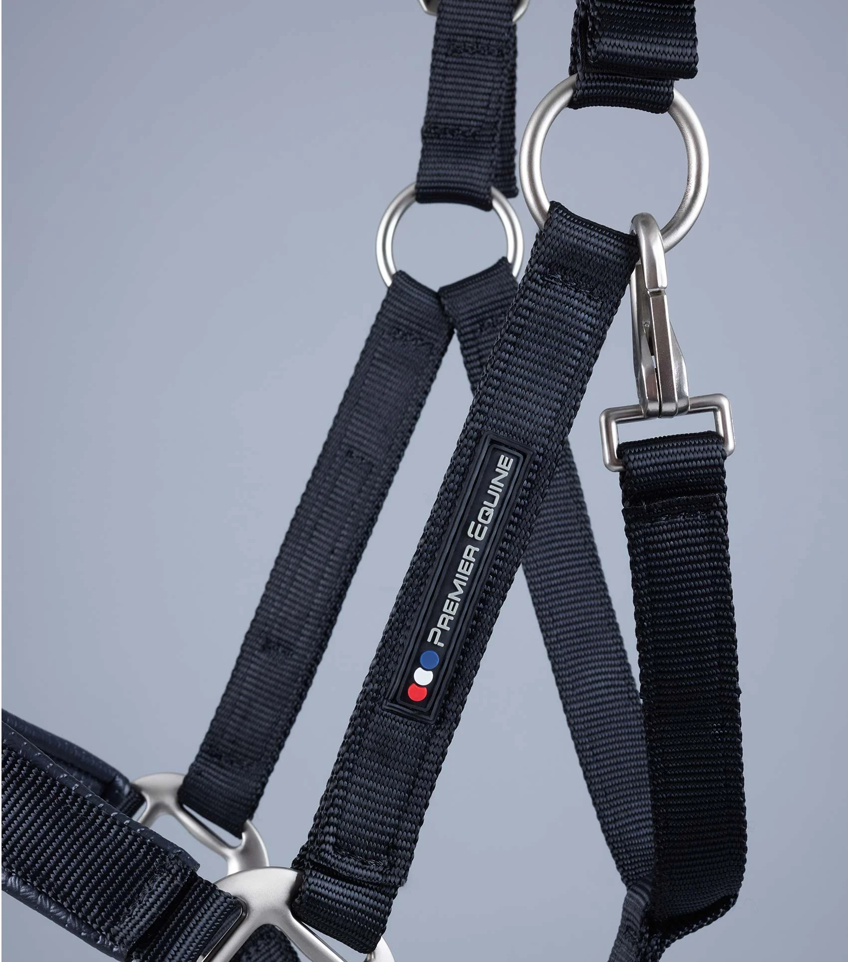 NQP-Plain Padded Horse Head Collar Black - Image 3