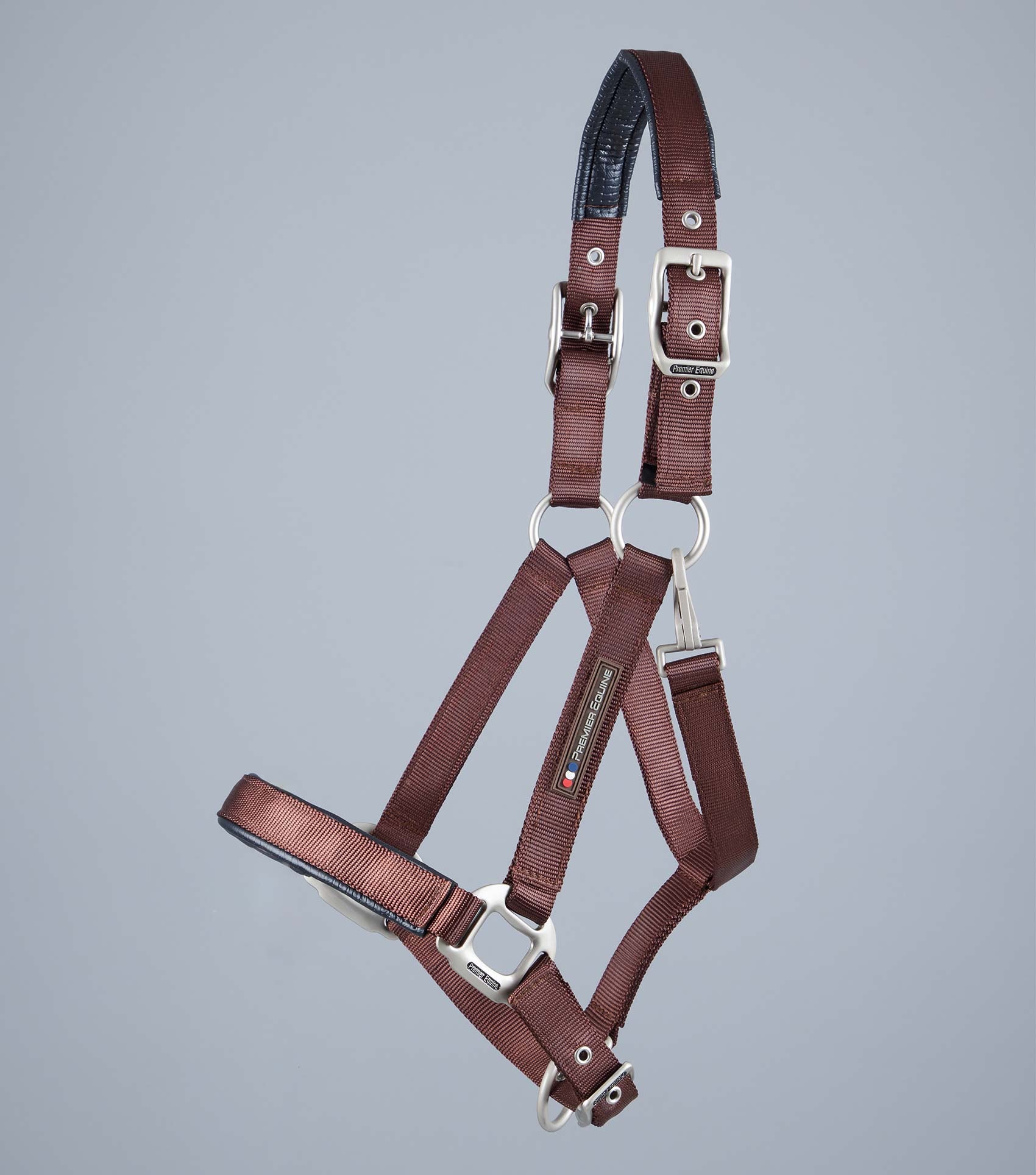 NQP-Plain Padded Horse Head Collar Brown - Image 2