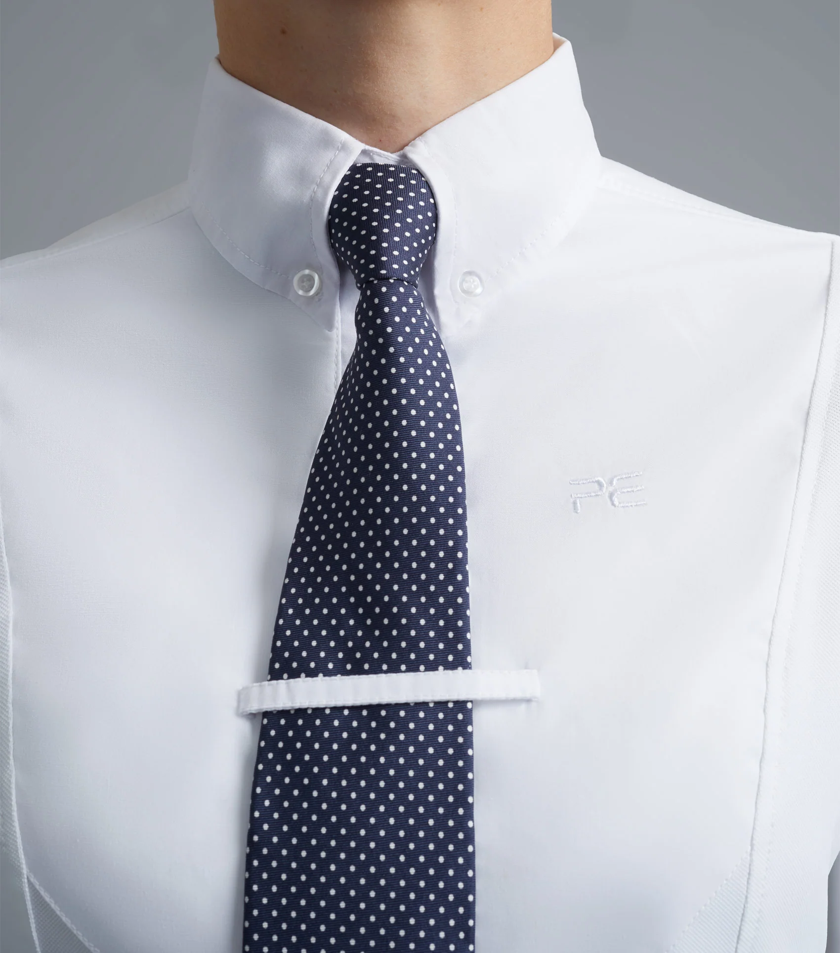 NQP Tessa Ladies Long Sleeve Tie Shirt White - Image 4