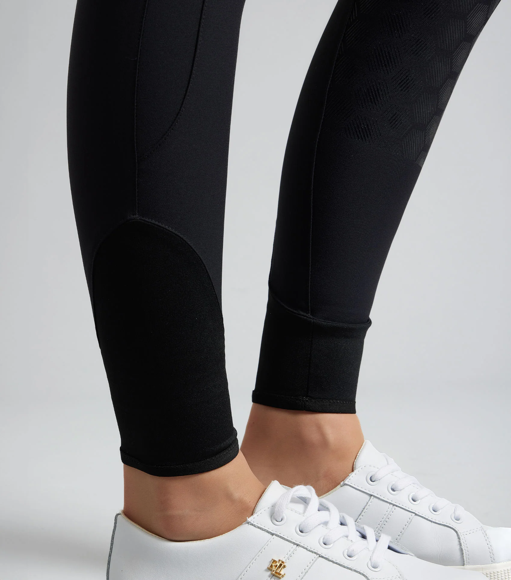 Ofena Womens Full Seat Riding Breeches Black - Image 5