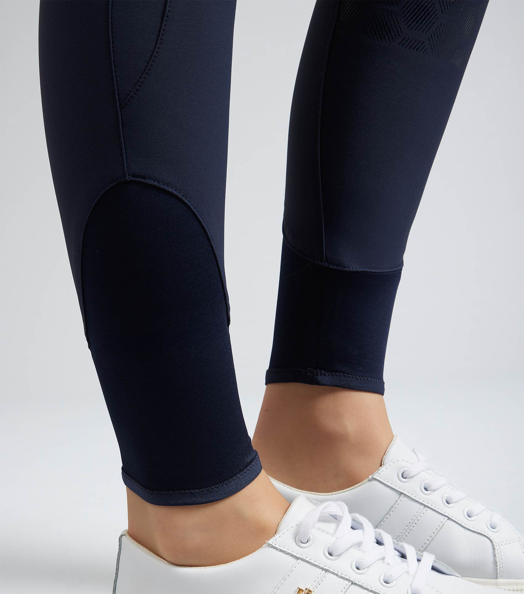 Ofena Womens Full Seat Riding Breeches Navy - Image 5