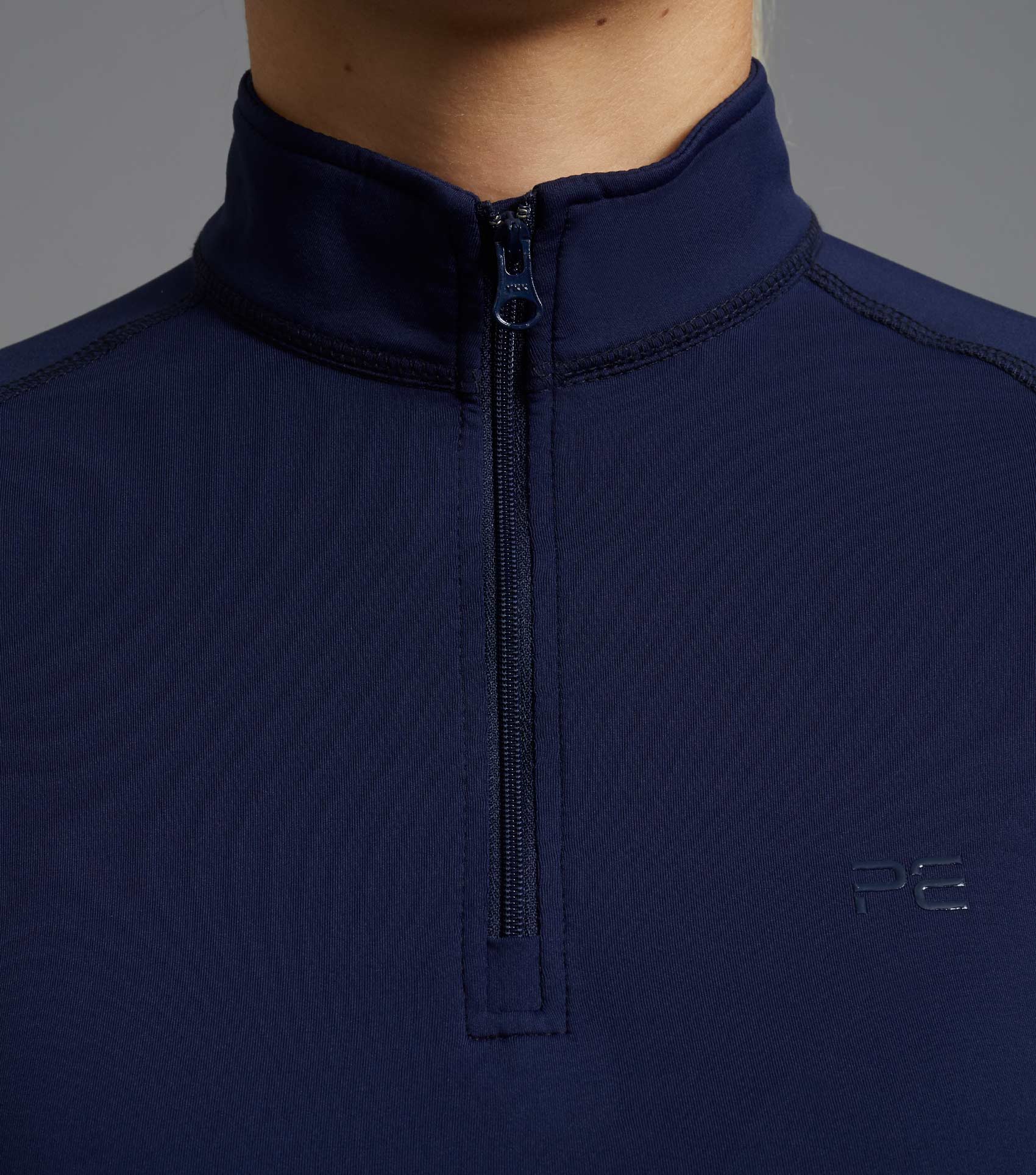 Ombretta Ladies Technical Riding Top Navy - Image 3