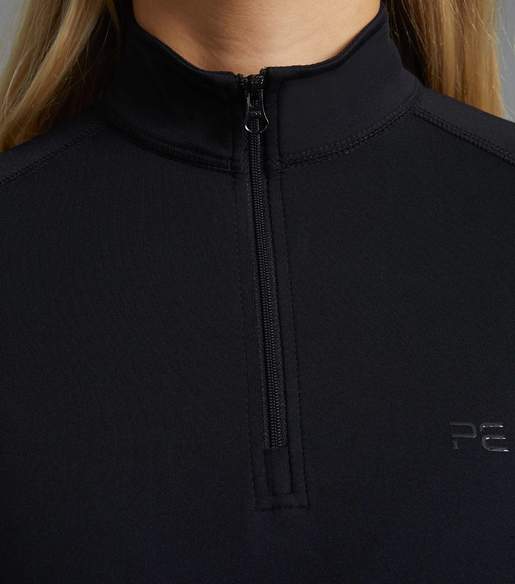 Ombretta Ladies Technical Riding Top Black - Image 3