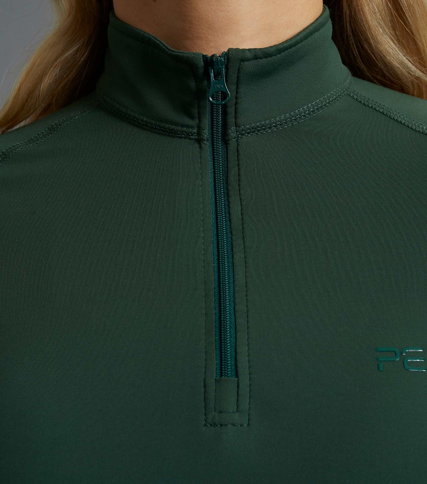 Ombretta Ladies Technical Riding Top Green - Image 3