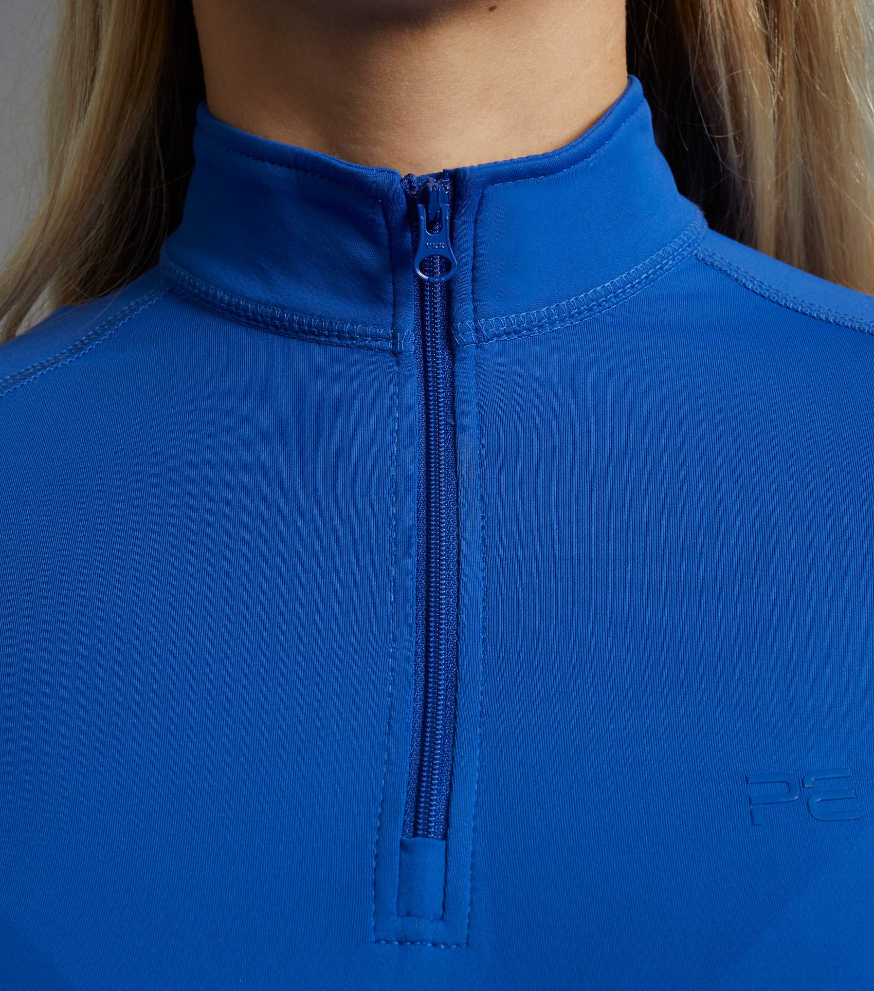 Ombretta Ladies Technical Riding Top Royal Blue - Image 3