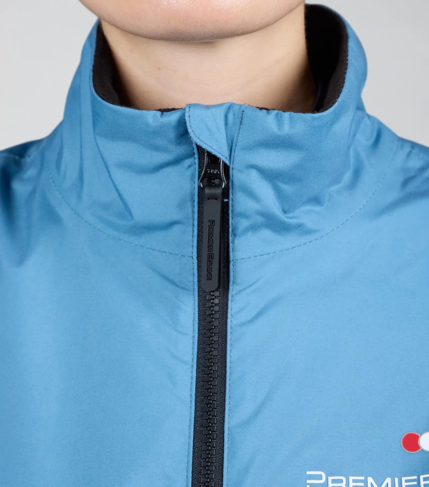 SALE - Omnia Womens Waterproof Riding Jacket Azure Blue - Image 3