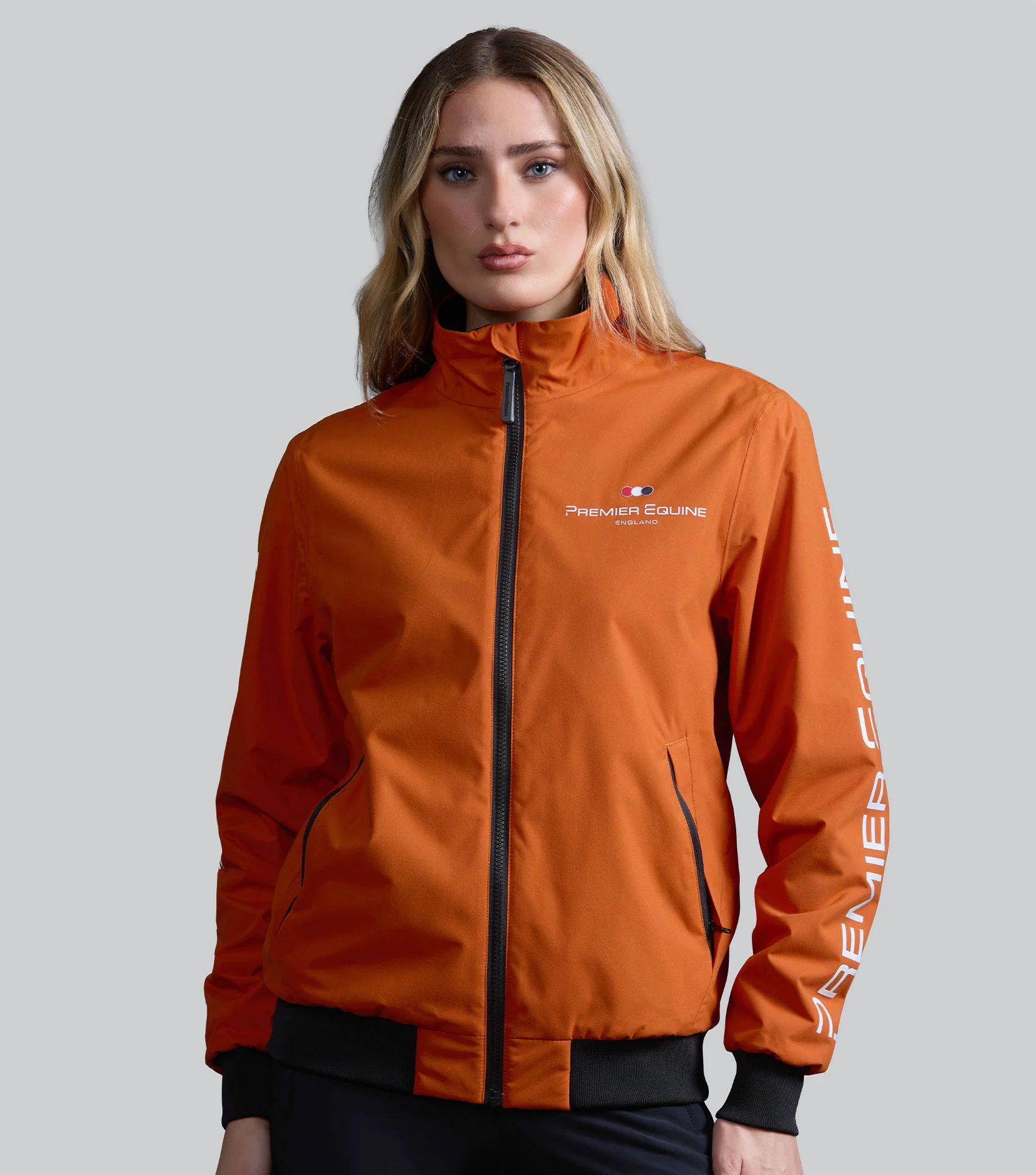 SALE - Omnia Womens Waterproof Riding Jacket Burnt Orange