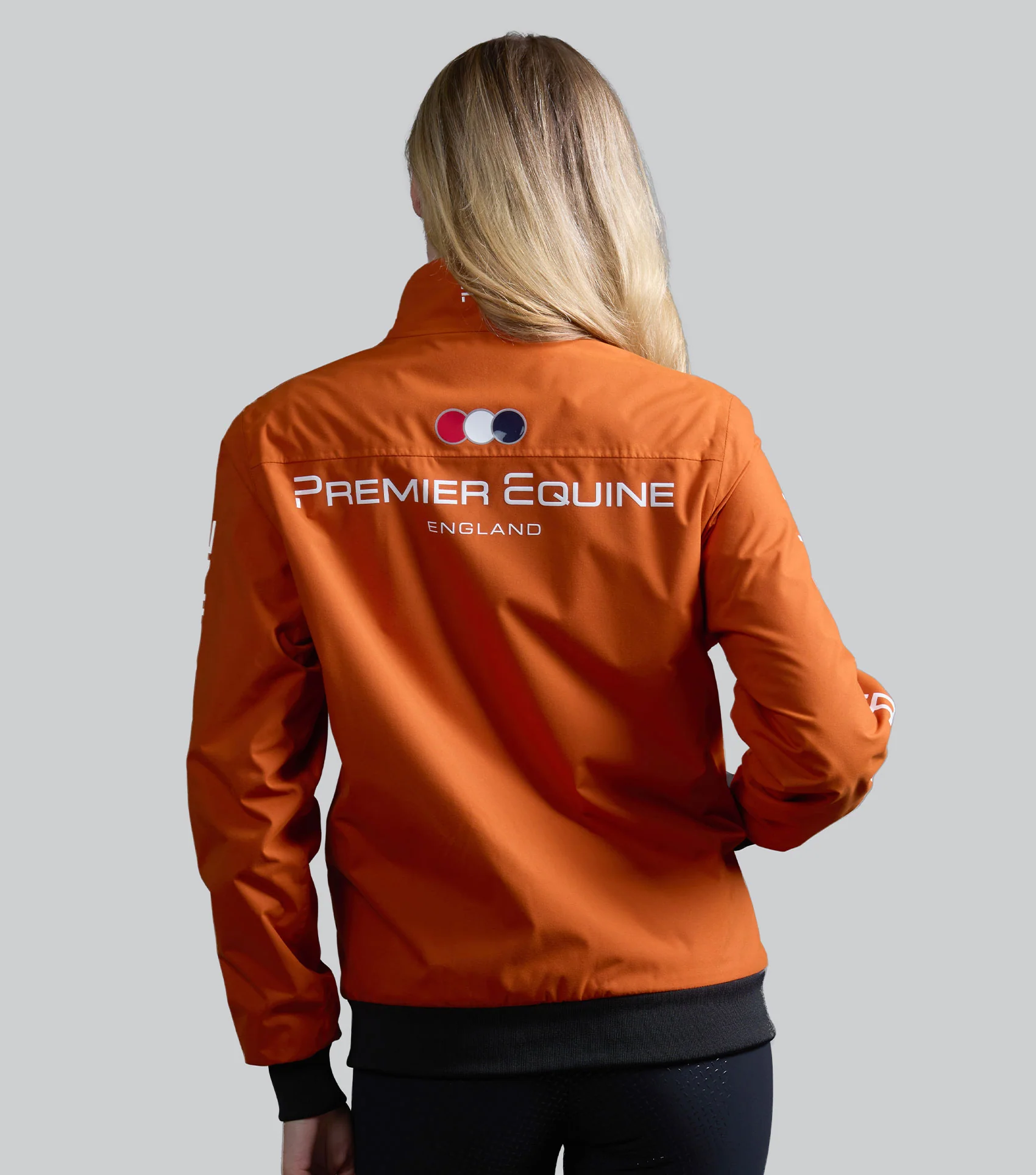 SALE - Omnia Womens Waterproof Riding Jacket Burnt Orange - Image 2