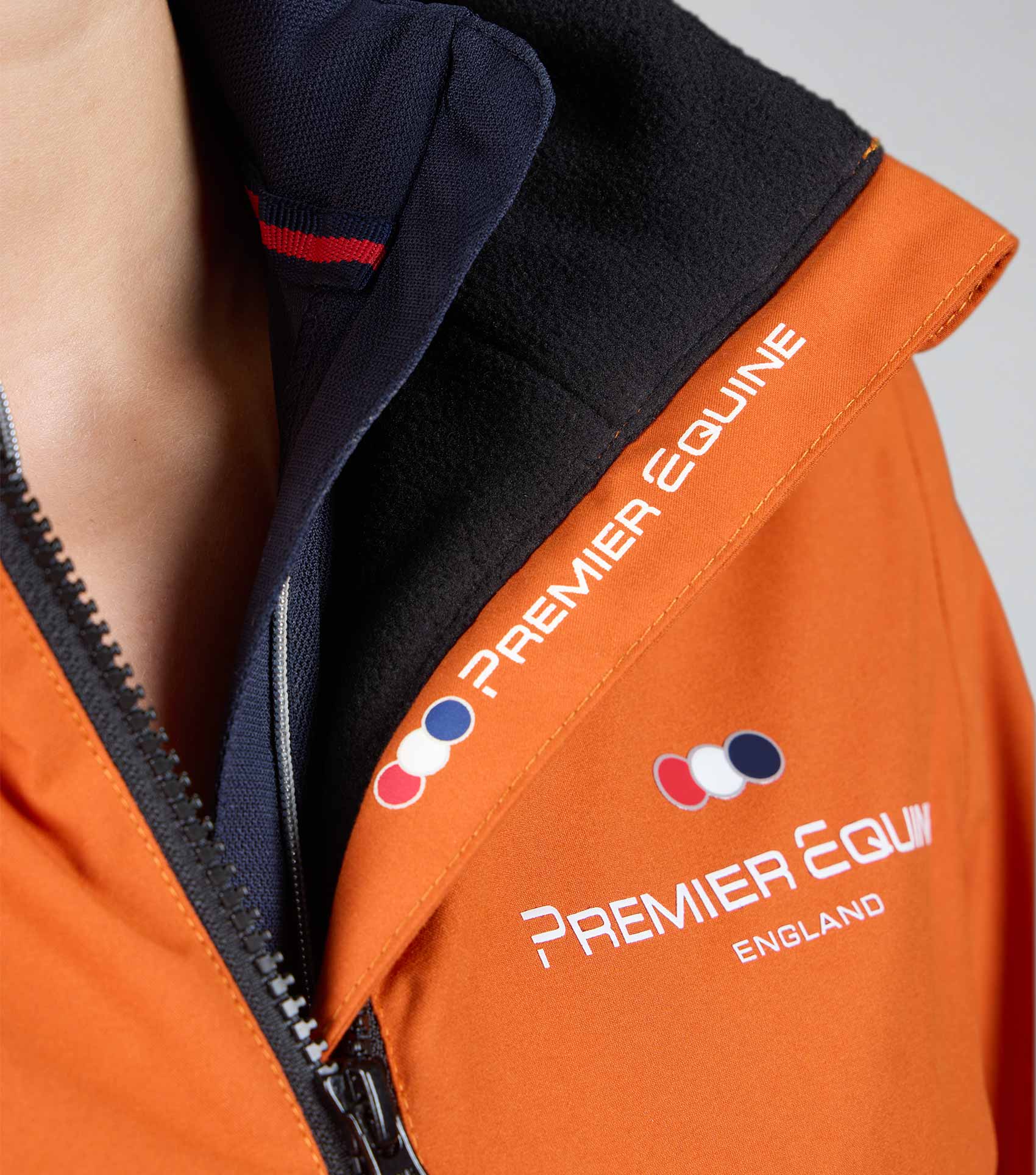 SALE - Omnia Womens Waterproof Riding Jacket Burnt Orange - Image 4