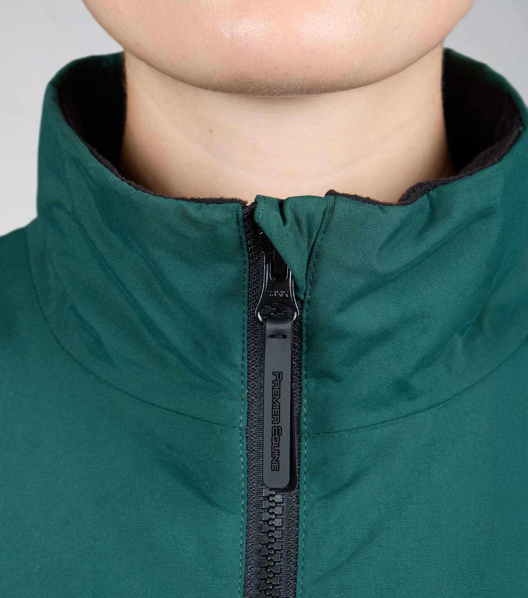 SALE - Omnia Womens Waterproof Riding Jacket Green - Image 3