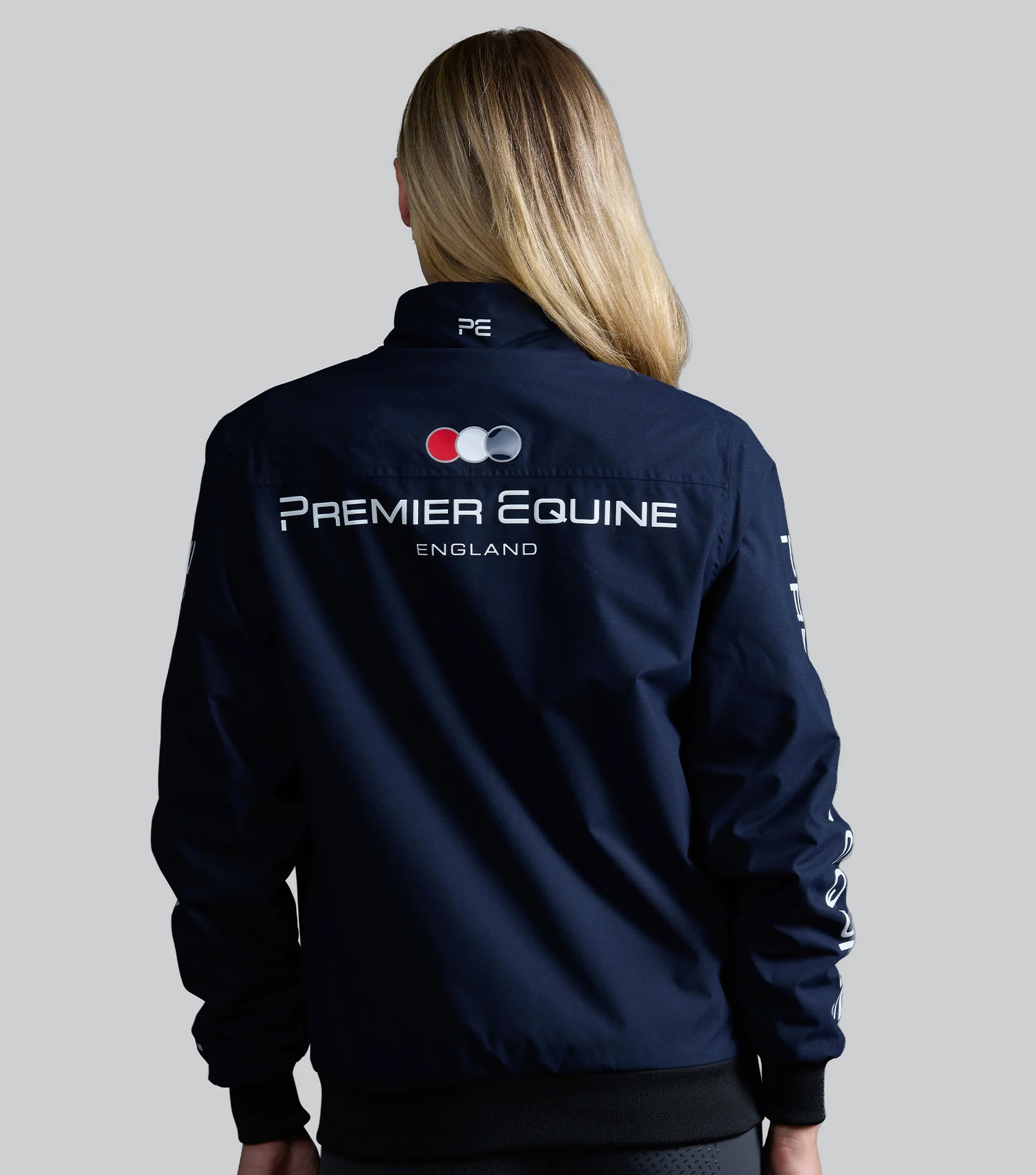 SALE - Omnia Womens Waterproof Riding Jacket Navy - Image 2