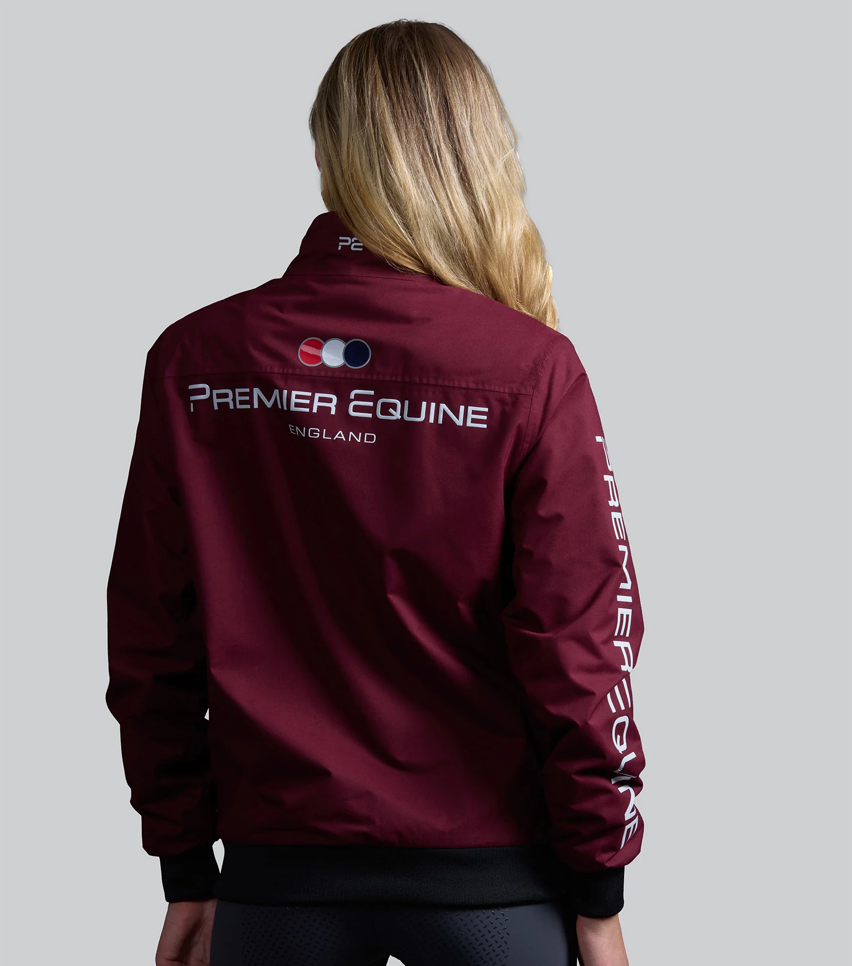 SALE - Omnia Womens Waterproof Riding Jacket Wine - Image 2