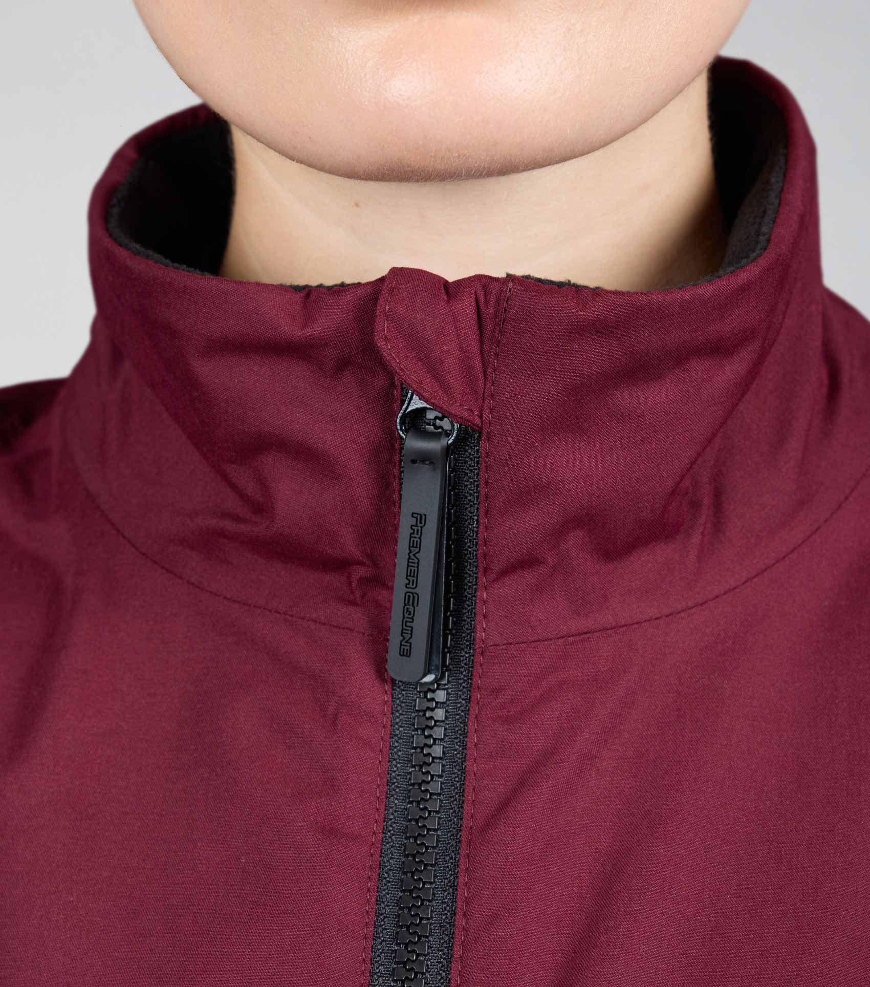 SALE - Omnia Womens Waterproof Riding Jacket Wine - Image 3