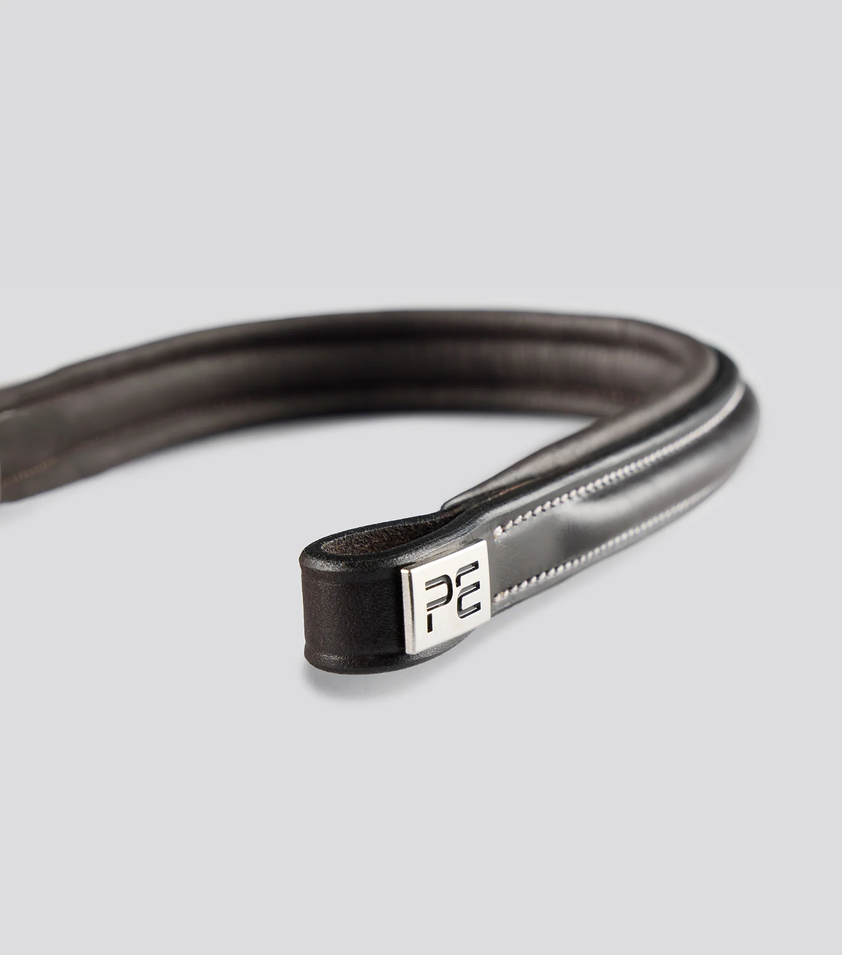 Padded Browband For Pro Elevator Bridle Dark Havana - Image 4