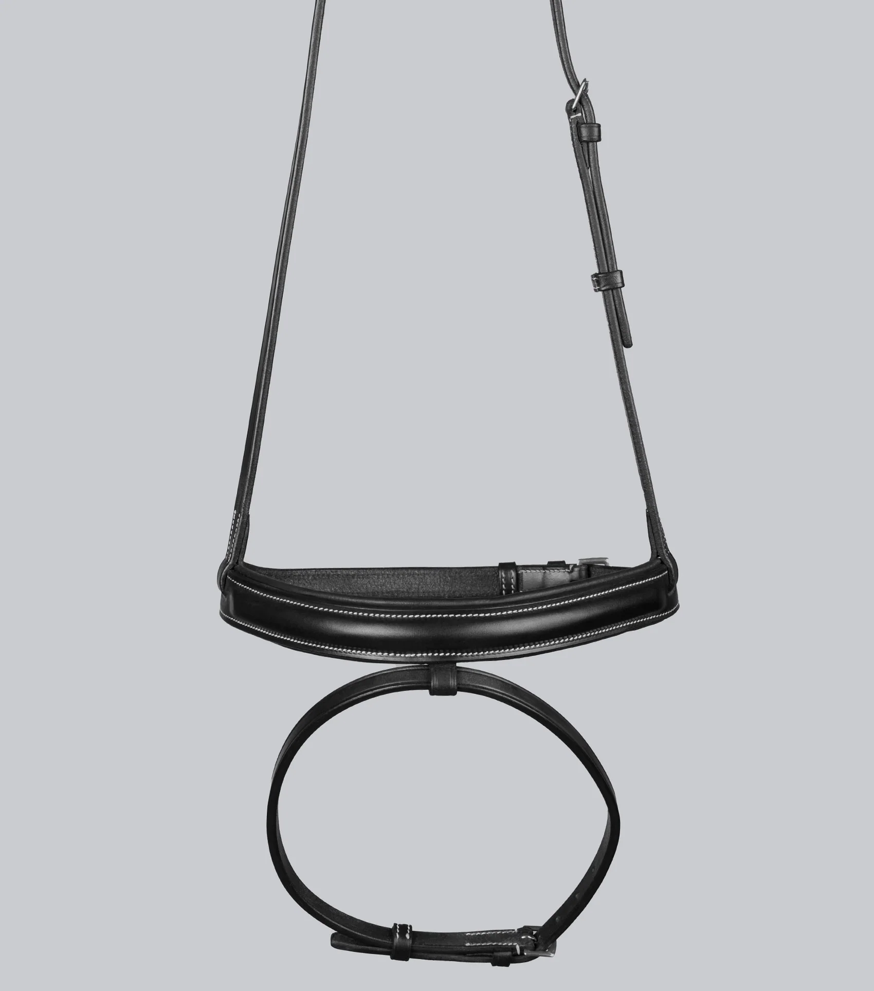 Padded Noseband for Pro Elevator Bridle Black - Image 3