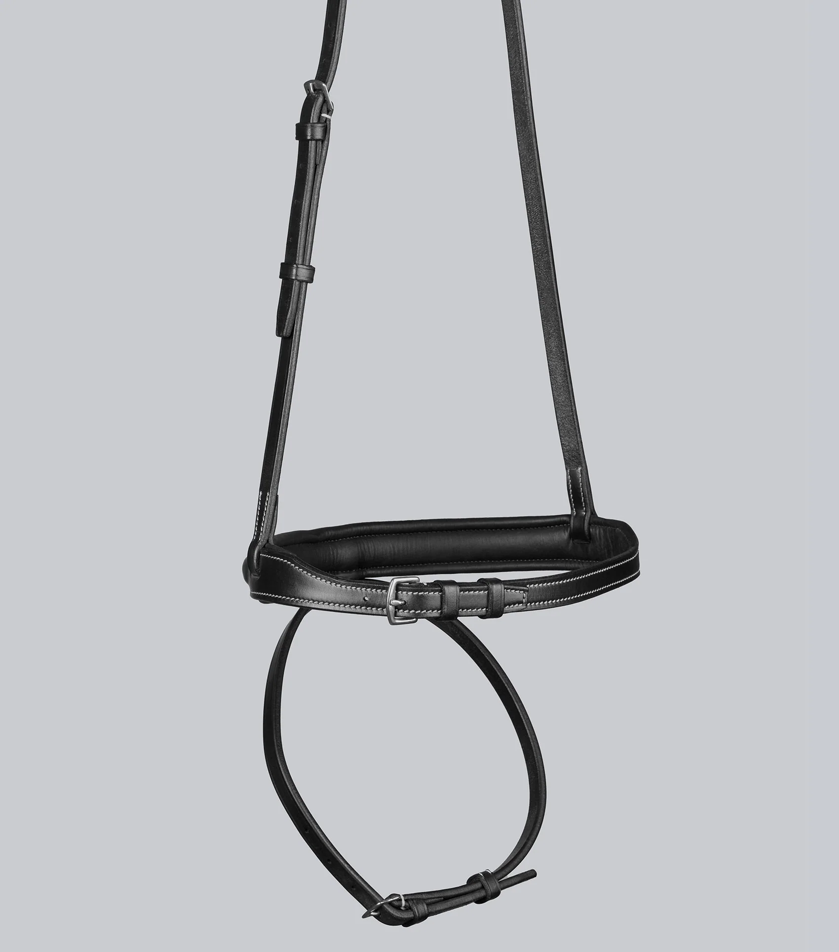 Padded Noseband for Pro Elevator Bridle Black - Image 4