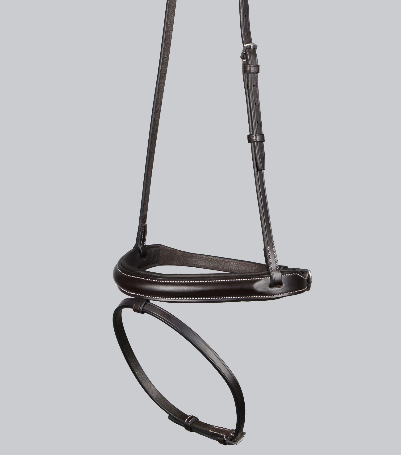 Padded Noseband for Pro Elevator Bridle Dark Havana