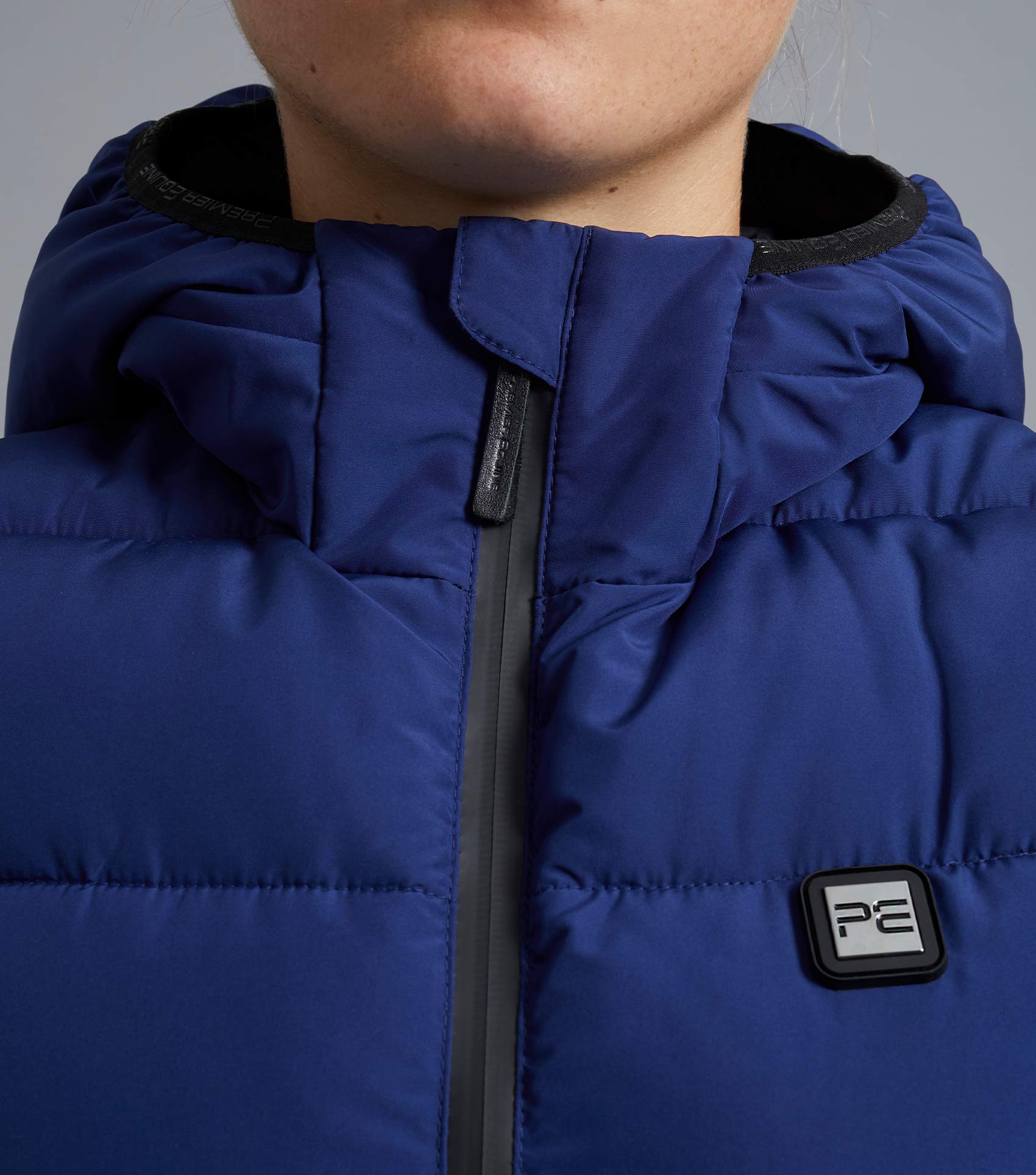 SALE - Pavoni Ladies Quilted Gilet Imperial Navy - Image 4