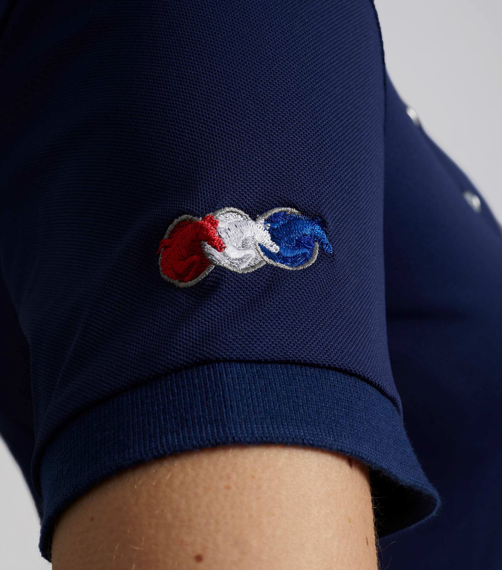 PE Ladies Team Polo Shirt Navy - Image 5