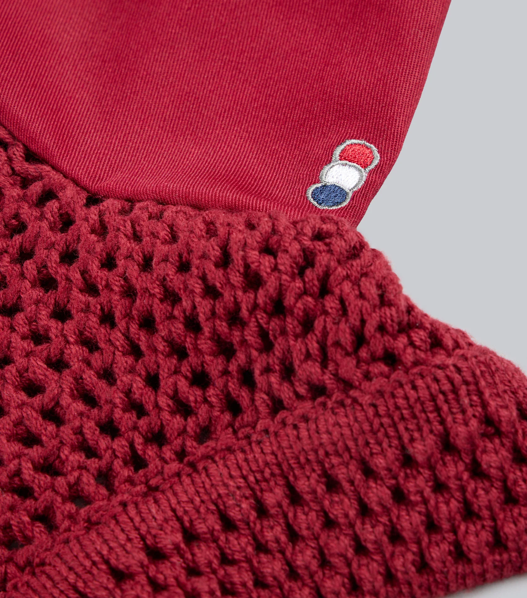 PE Sport Ear Bonnet Burgundy - Image 3