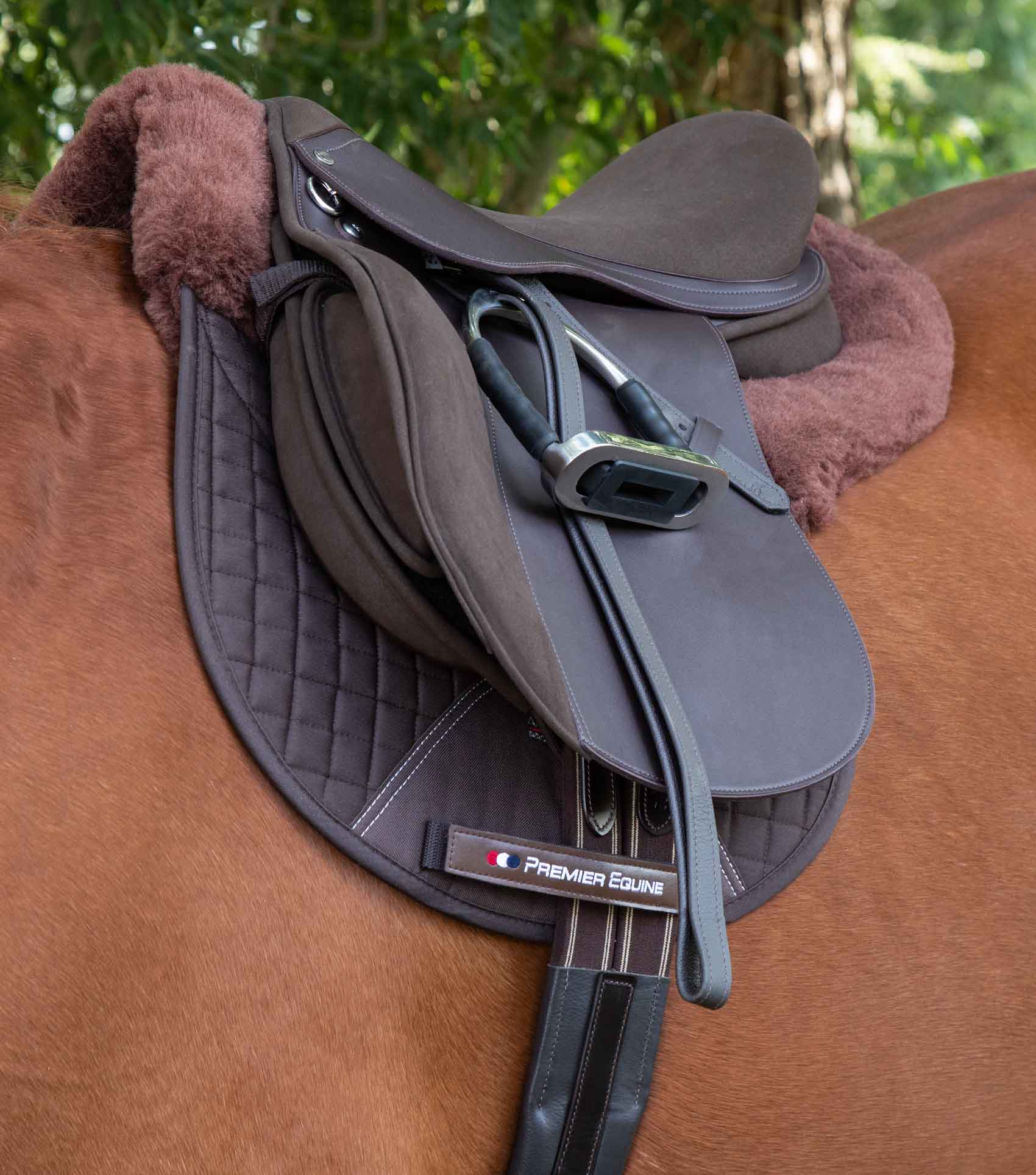 PE Synthetic Suede GP Saddle Brown - Image 2
