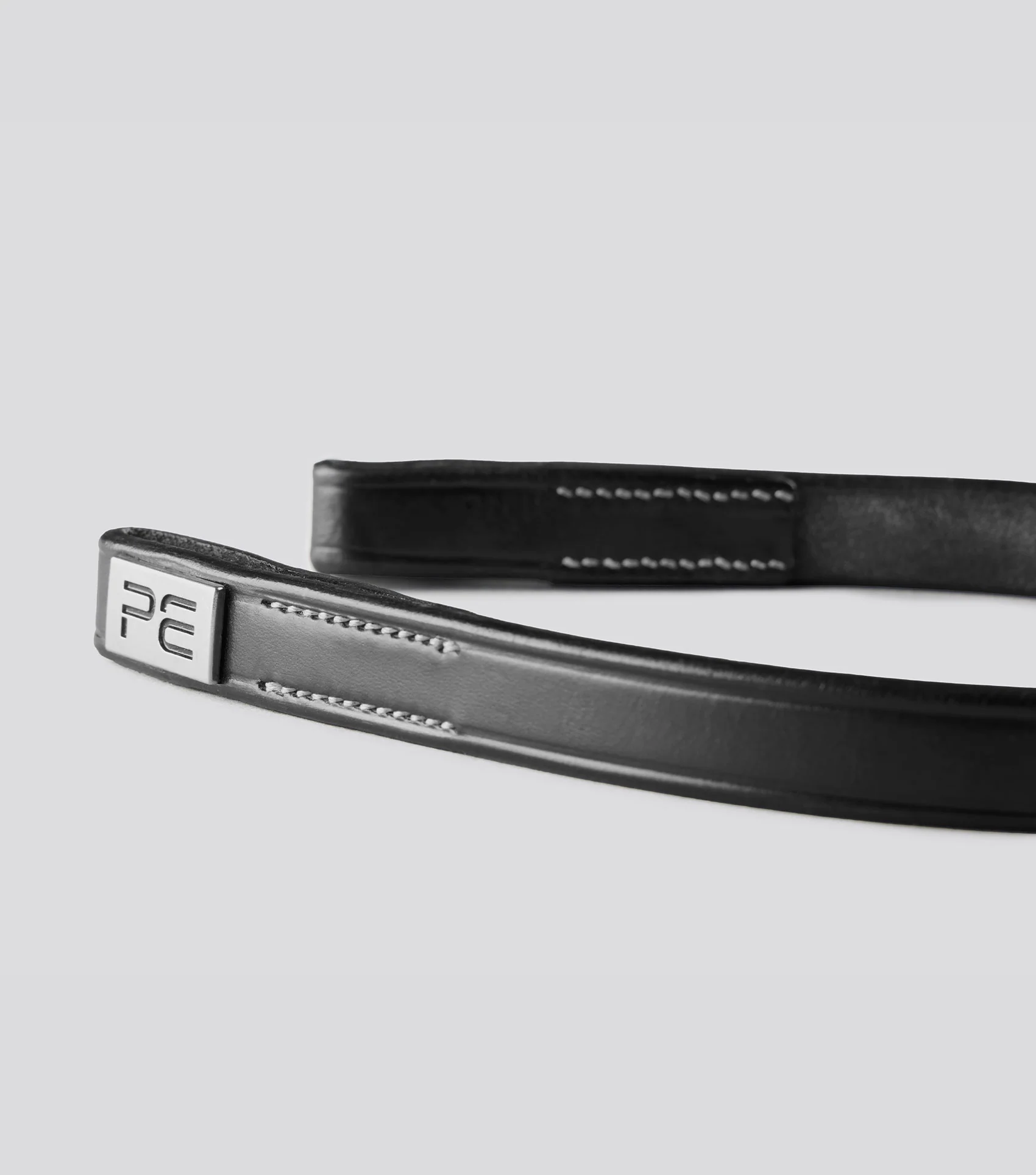 Plain Browband for Hunter Bridle Black - Image 5