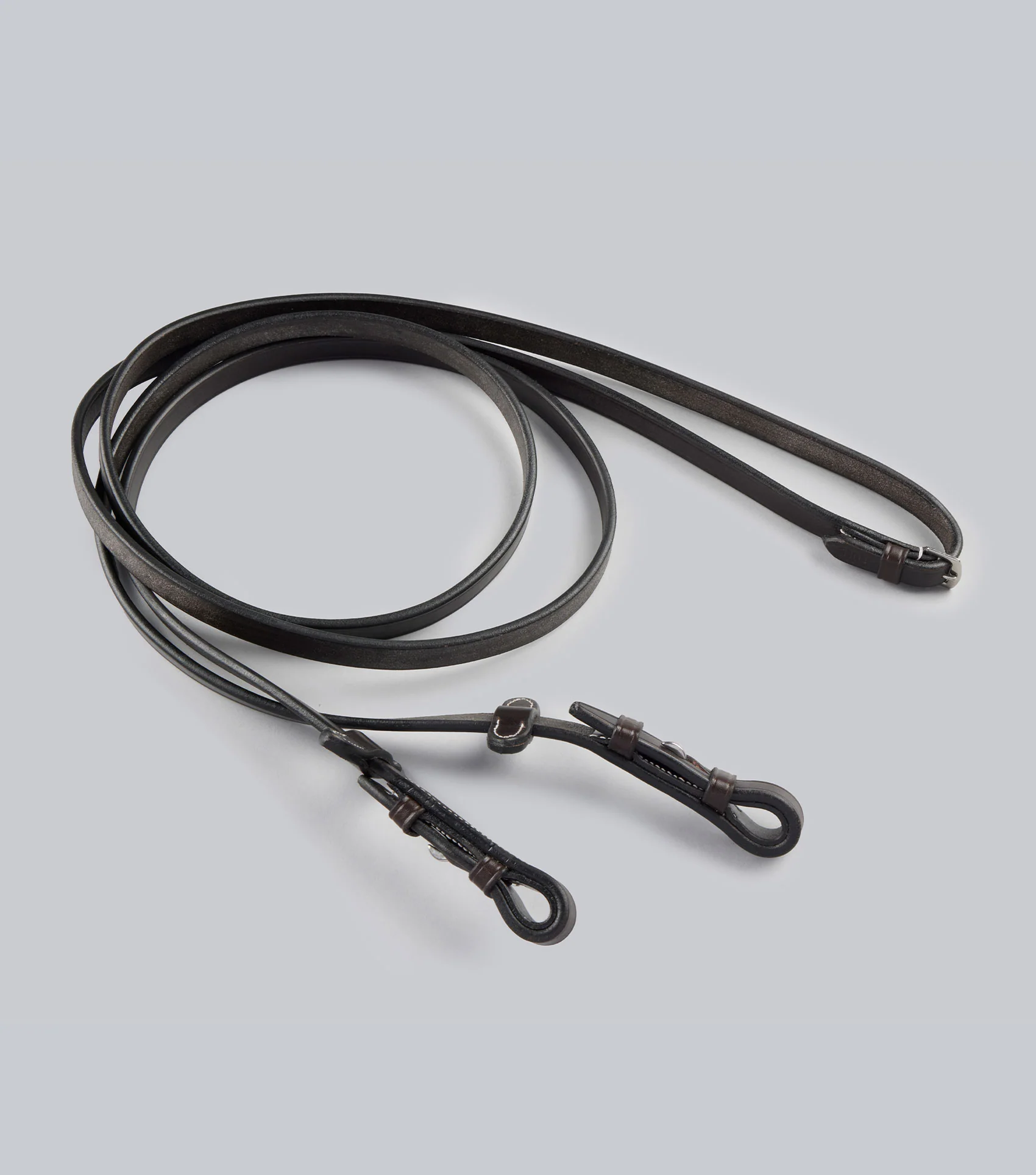 Plain Leather Reins Dark Havana - Image 3