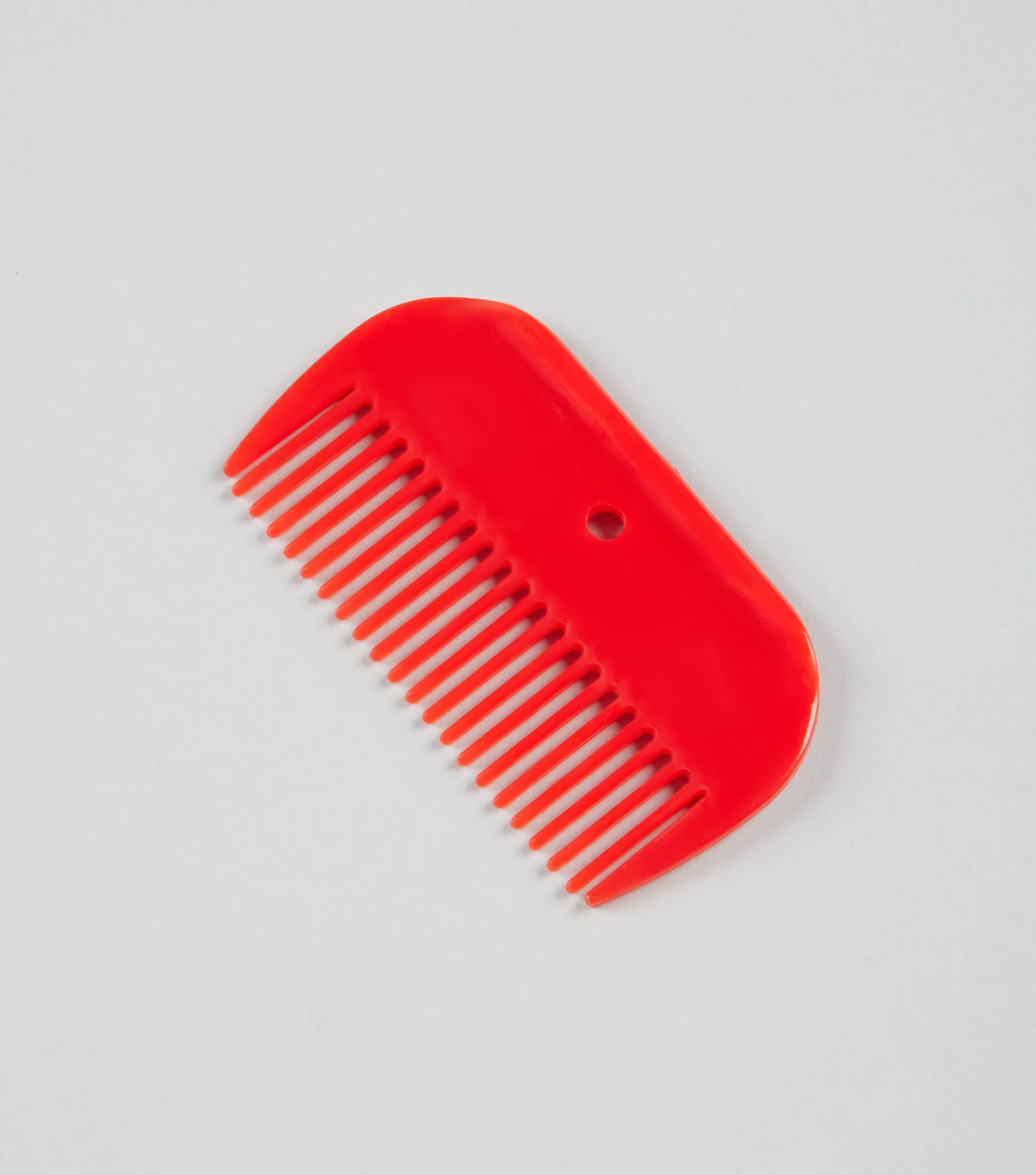 Plastic Mane Comb Red