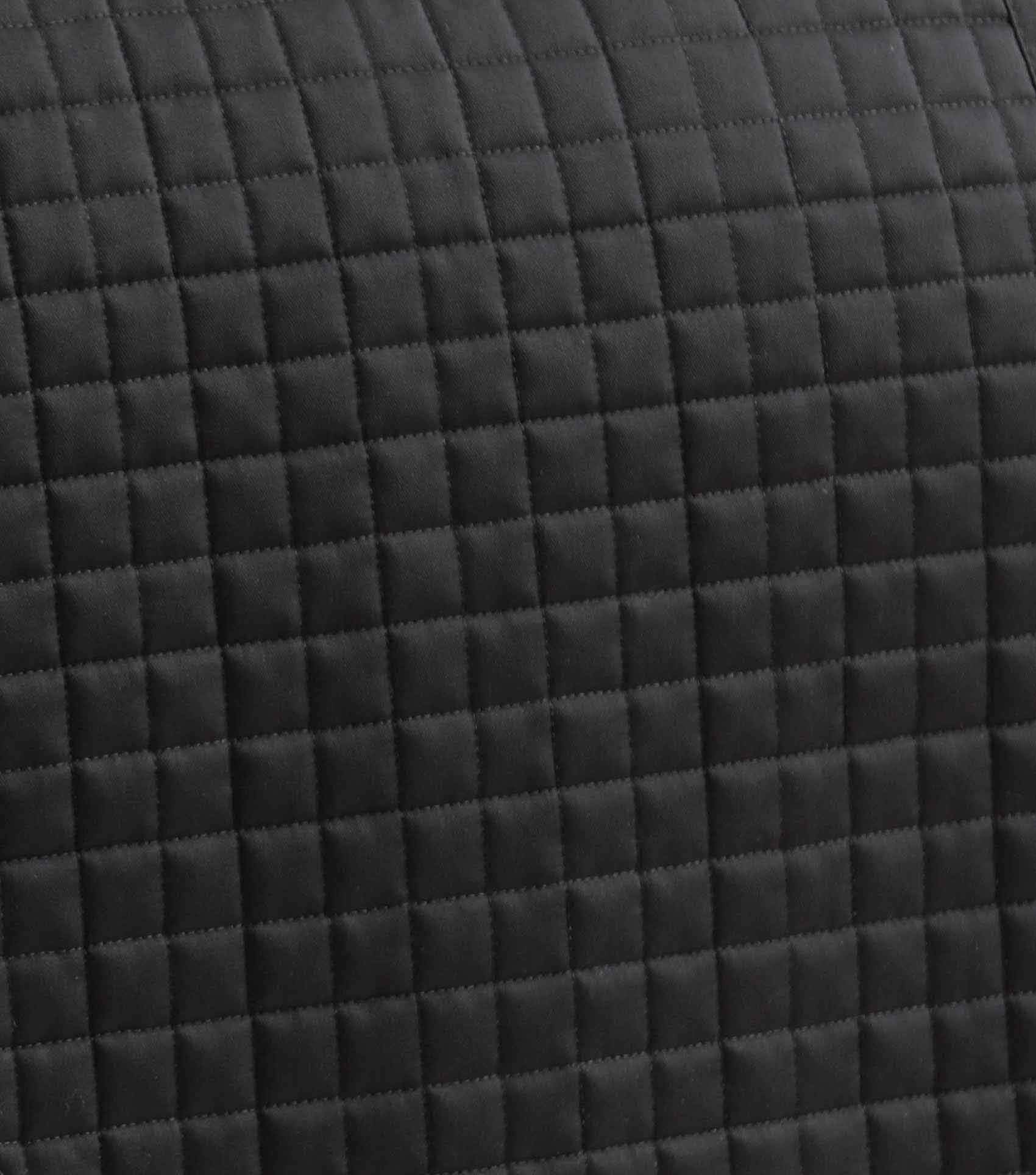 Pony Close Contact Merino Wool Half Lined European Dressage Square Black/Black Wool - Image 4